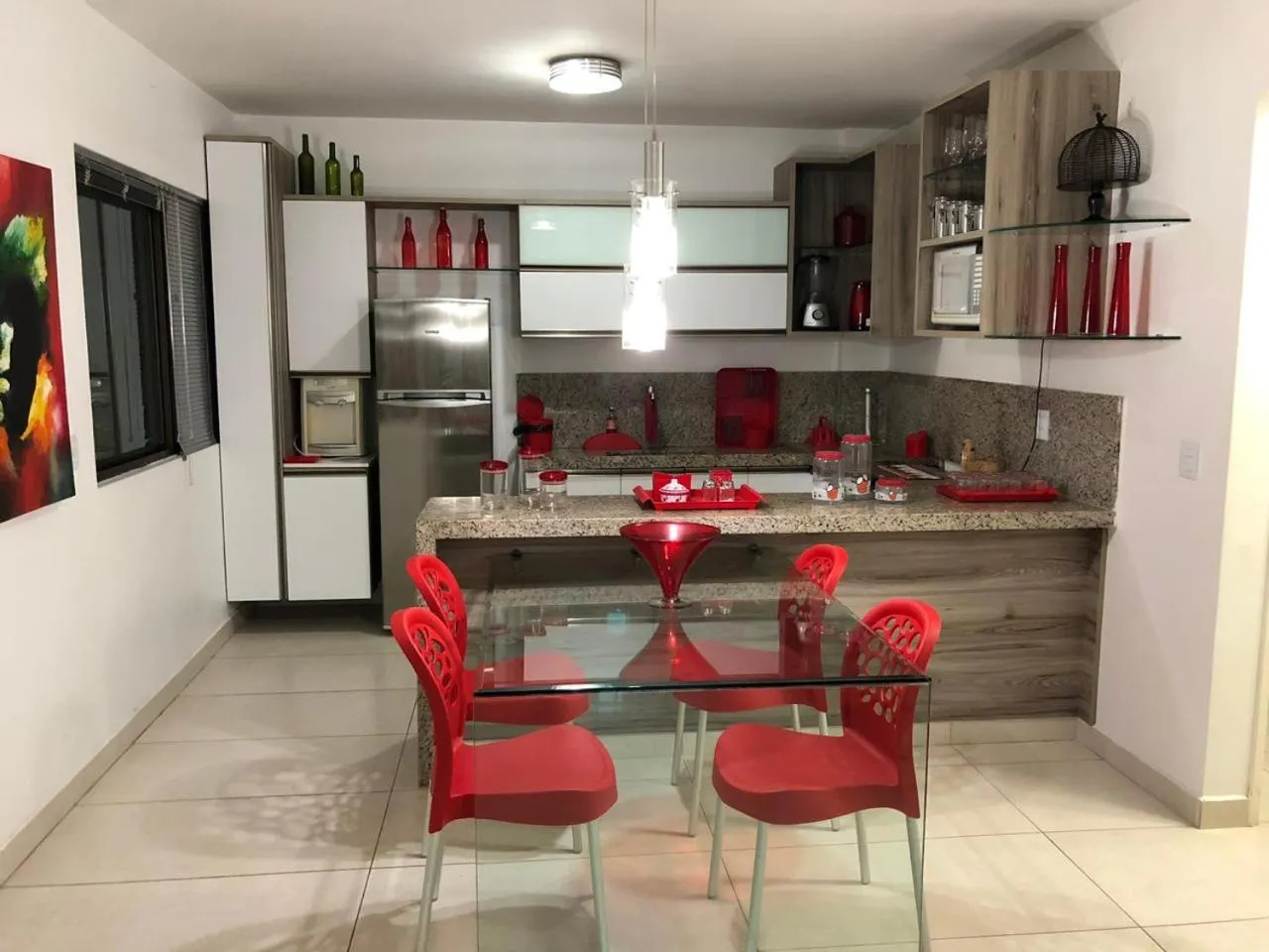 Kitchen or kitchenette in HOTEL CANARIUS DE GRAVATA - Flat