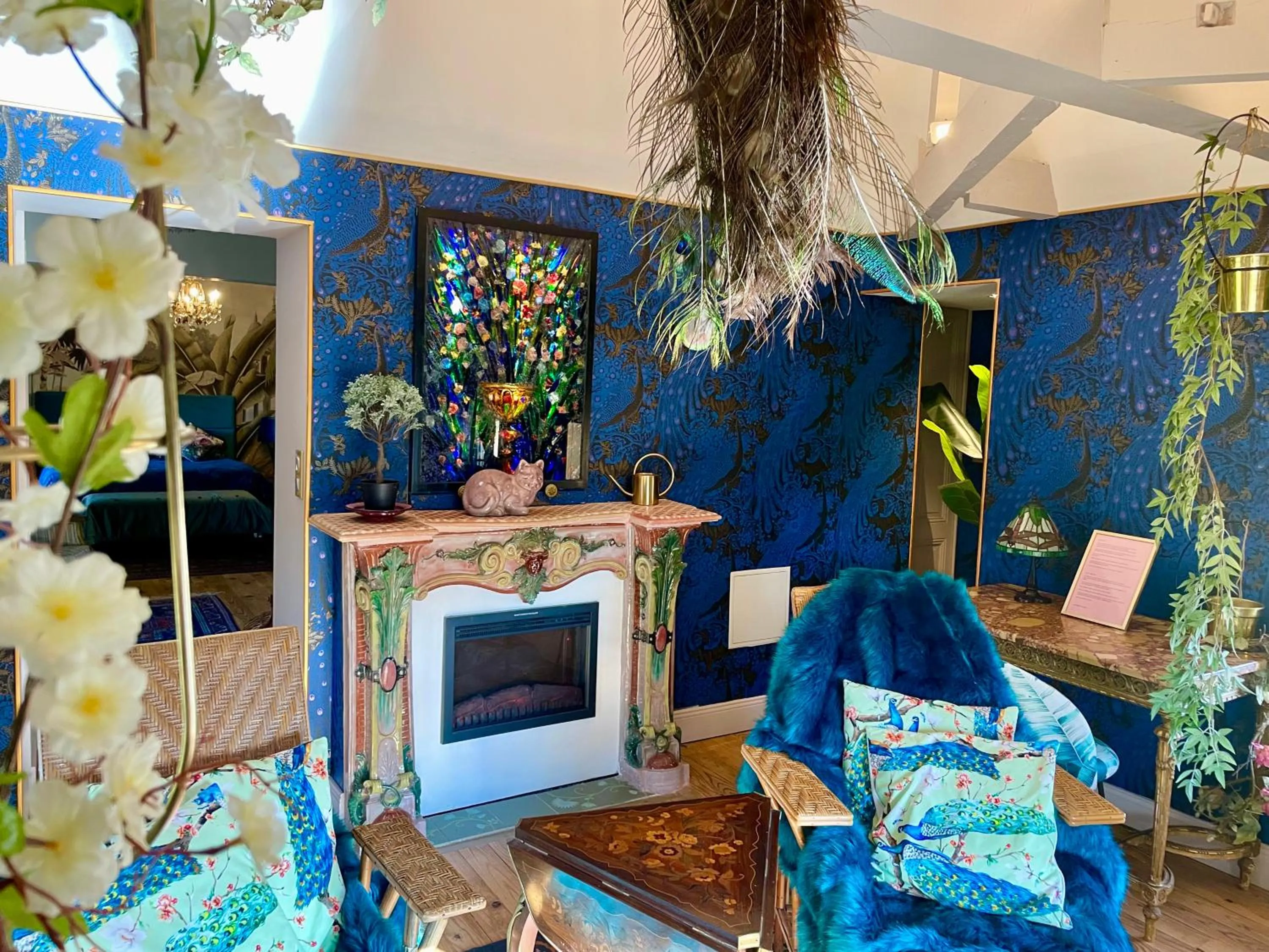 Living room in La Rebière d'Or, B&B et Gîte