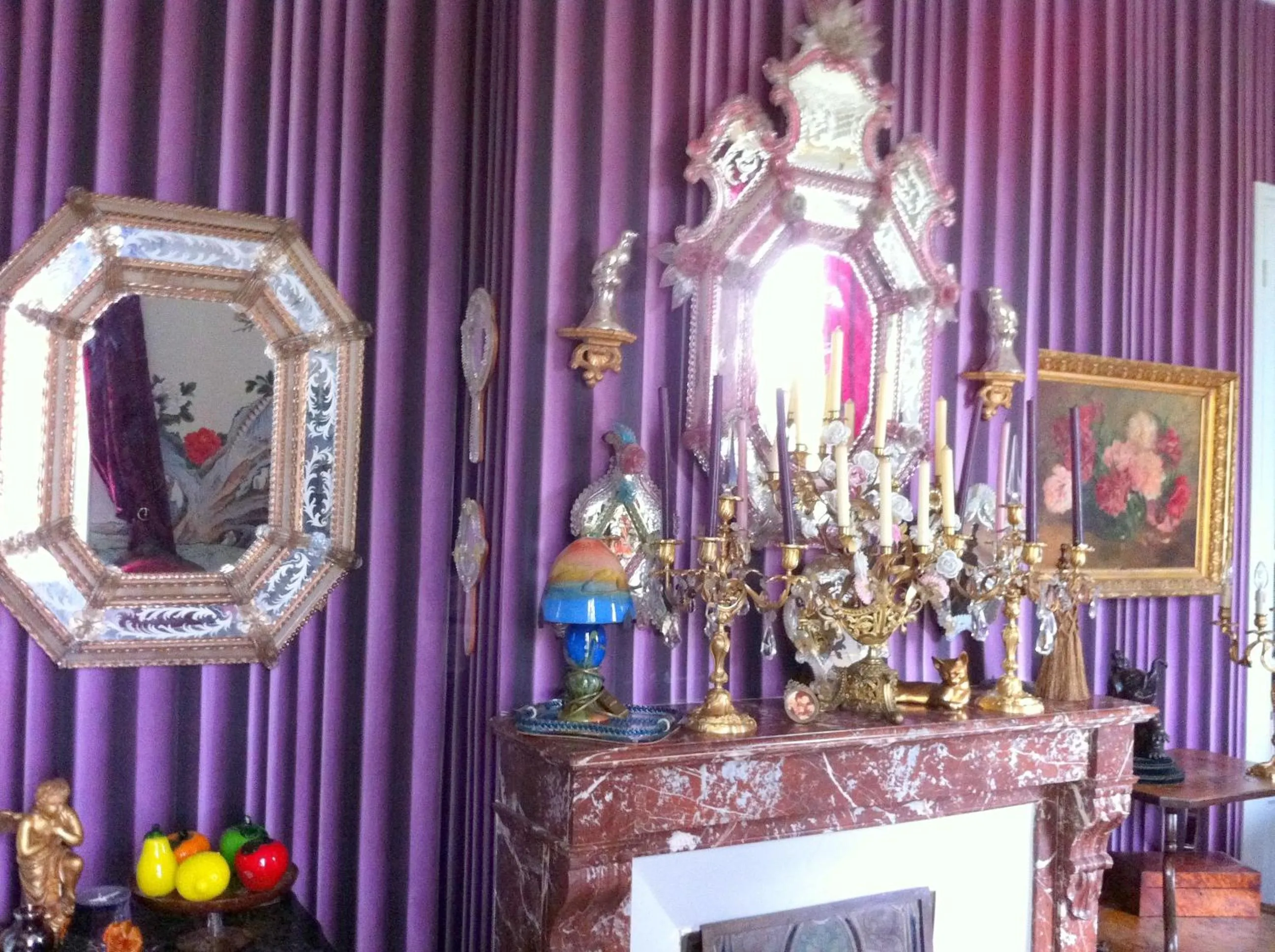 Lobby or reception in La Rebière d'Or, B&B et Gîte