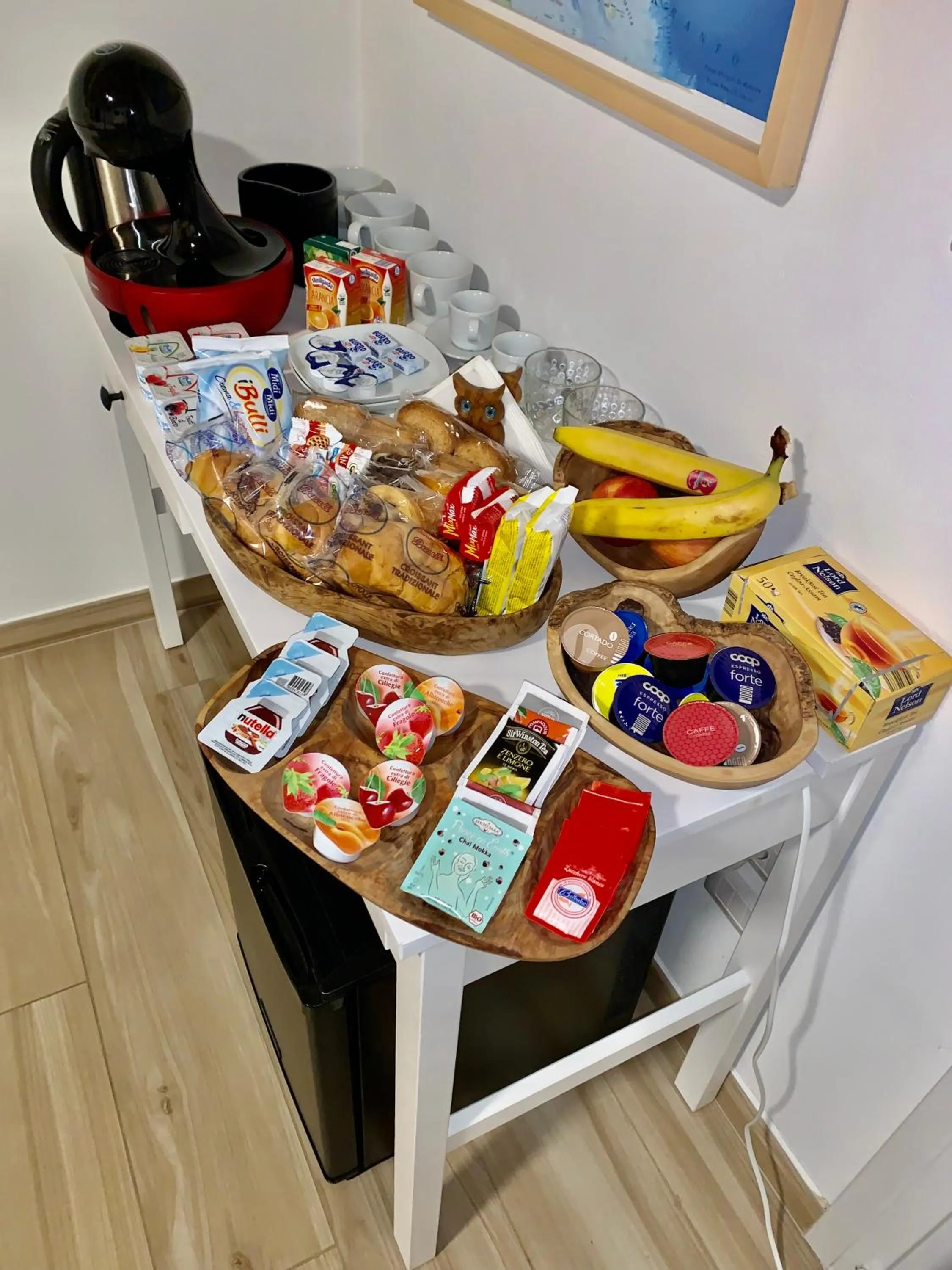 Food and drinks in B&B La Casa Del Sole