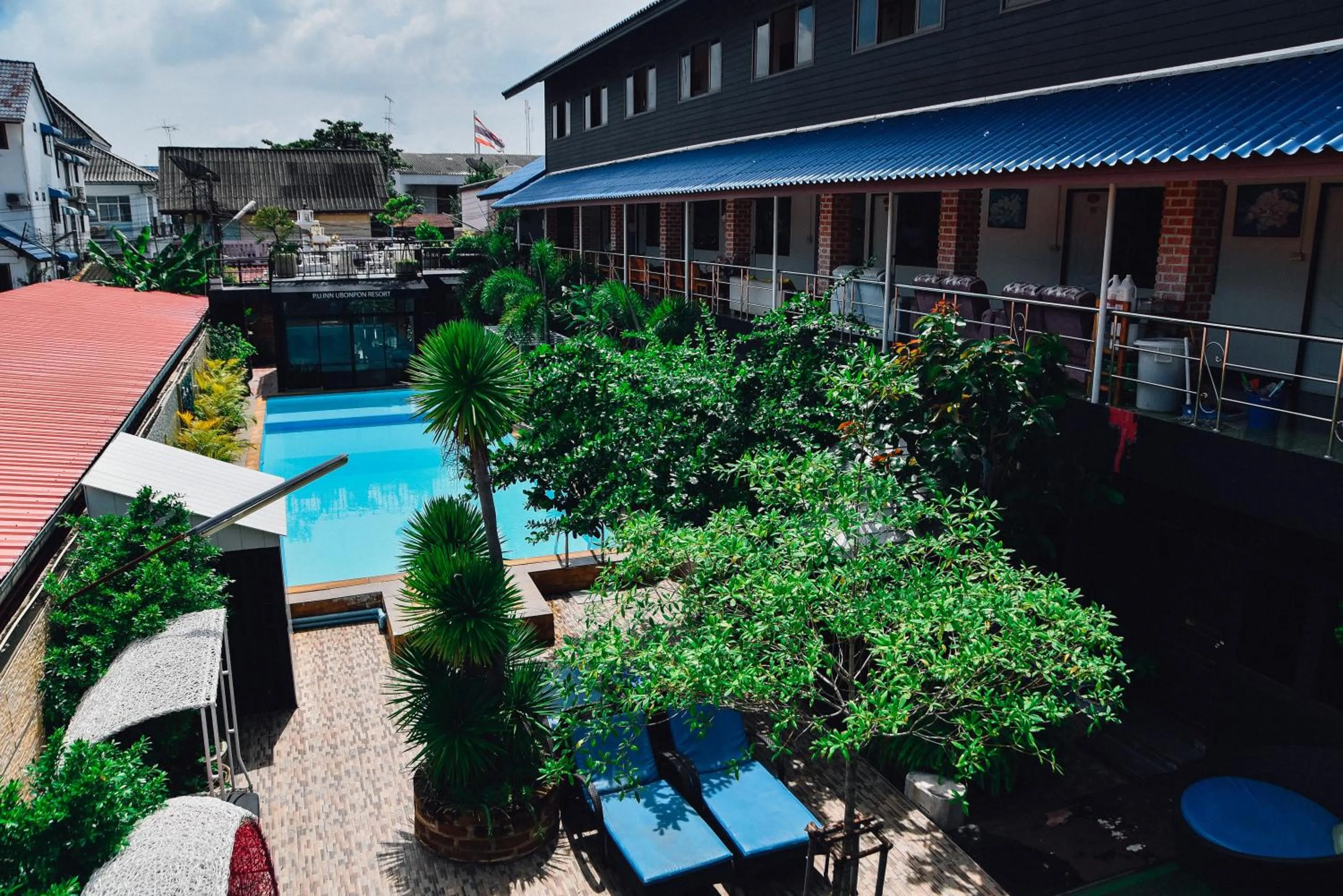 Pool view in P.U. Inn Resort