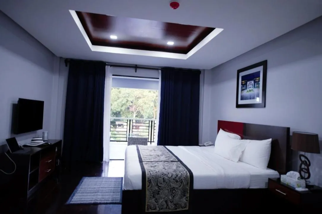 Bed in Hotel Gabriella