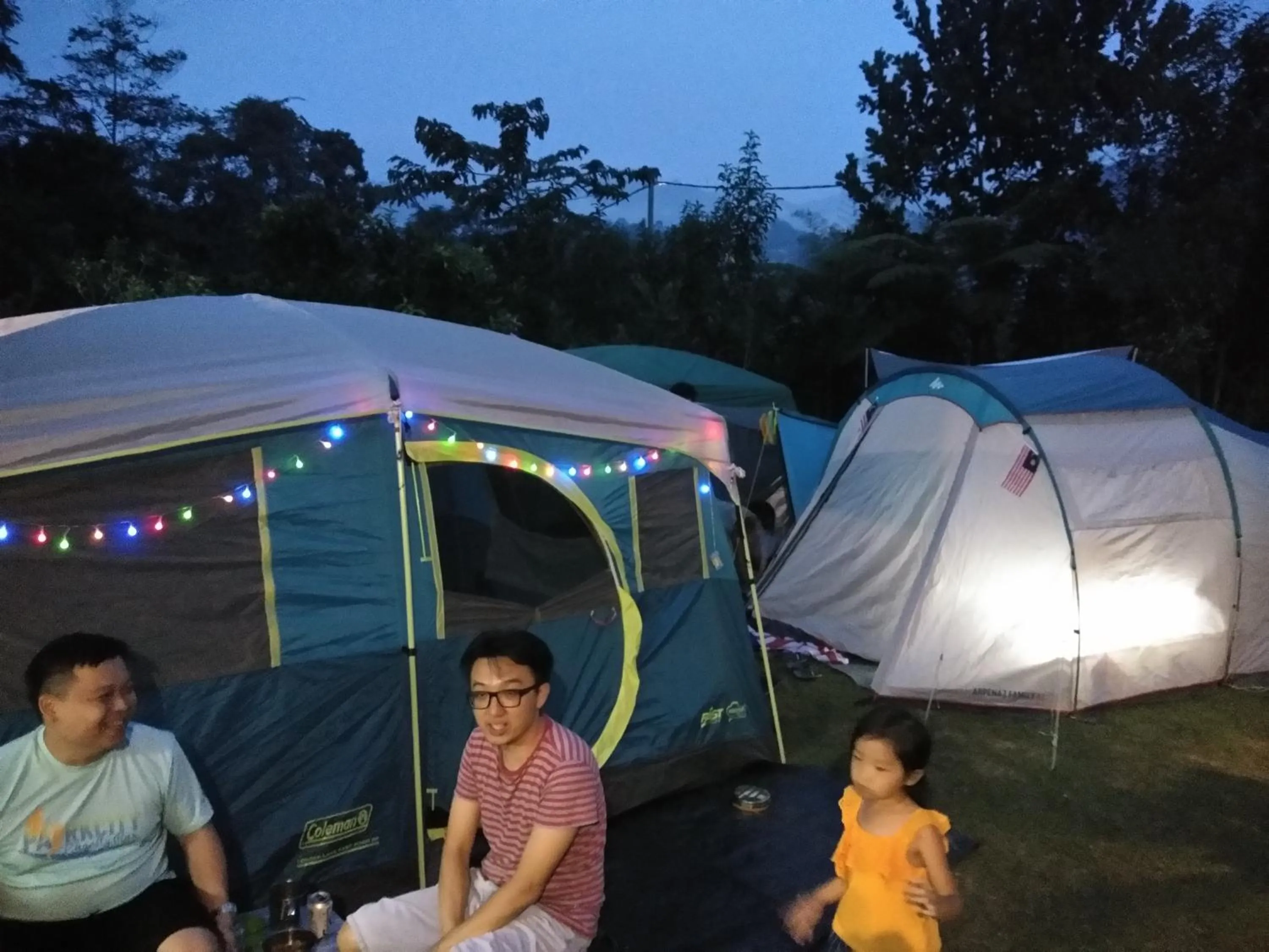 People in Moonriver Lodge