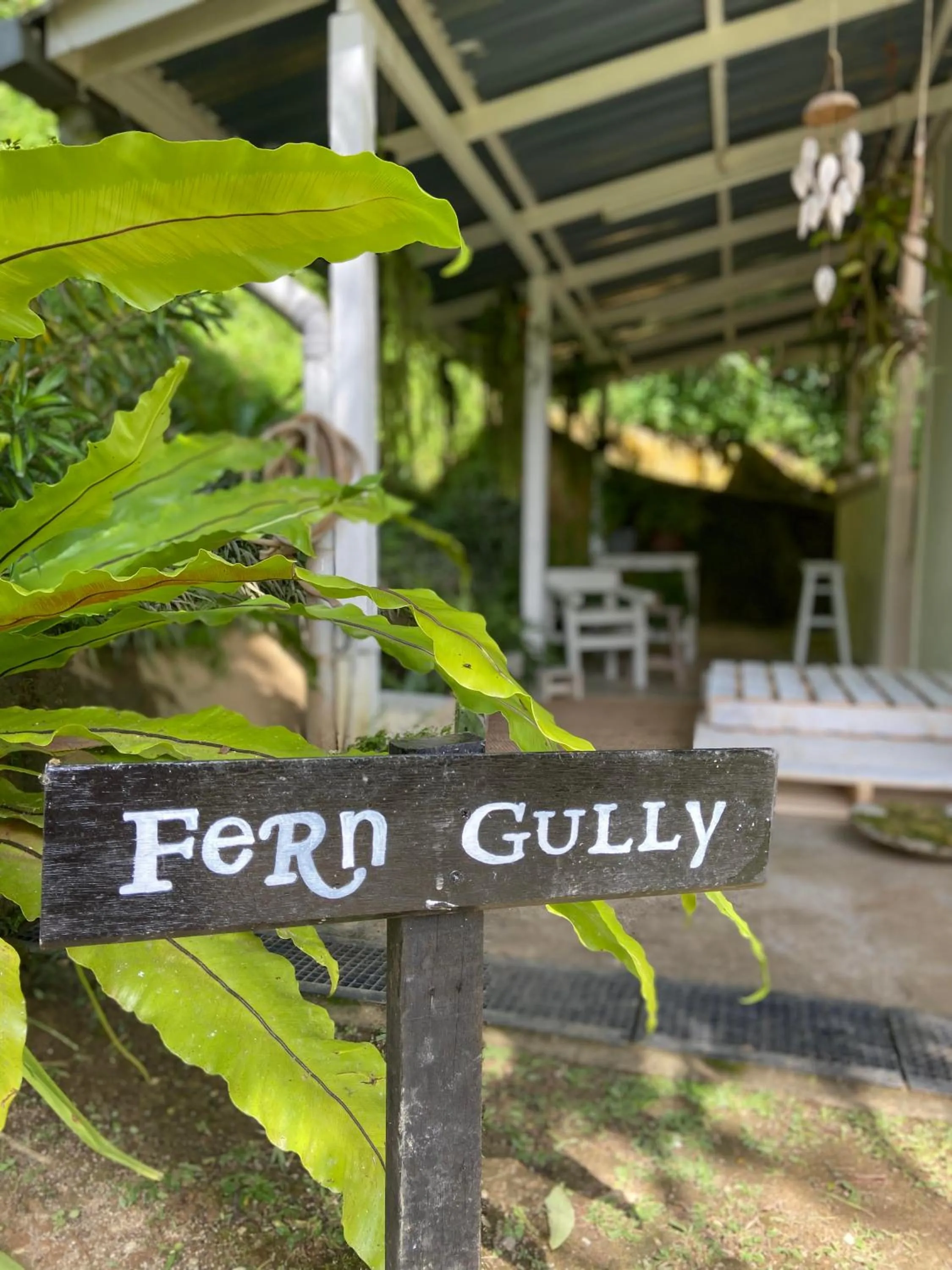 Text overlay in Moonriver Lodge