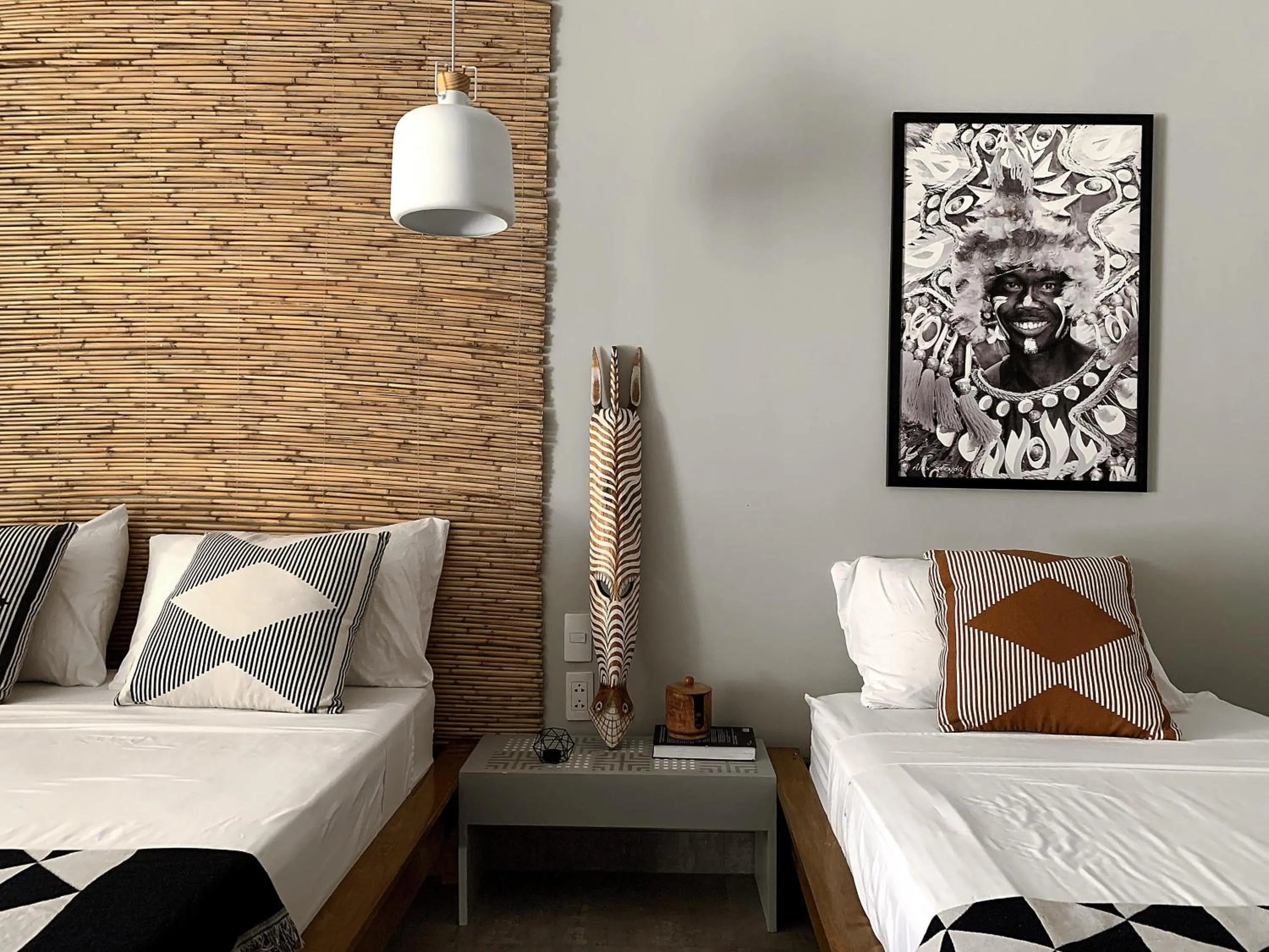 Bed in Mahi Mahi Dive Resort