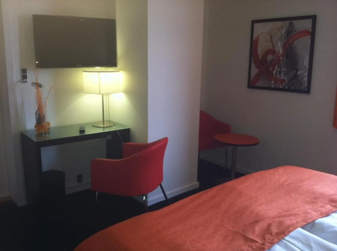 Decorative detail, Bed in Hotel Harmonien