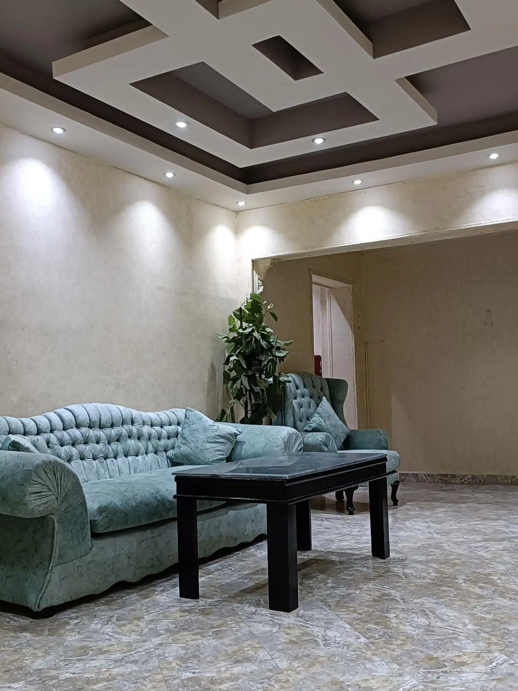 Living room in Indiana Hotel