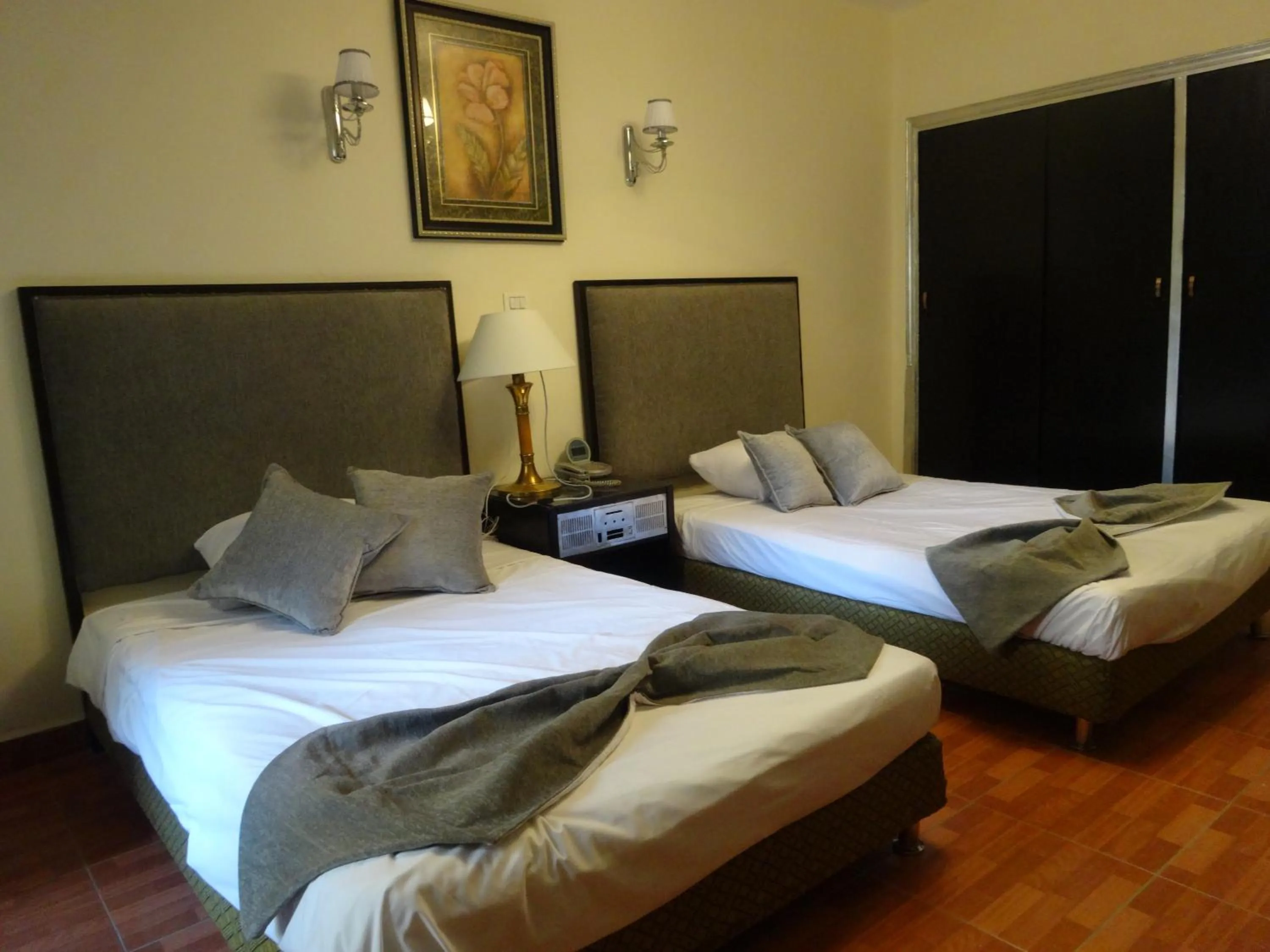 Bed in Indiana Hotel