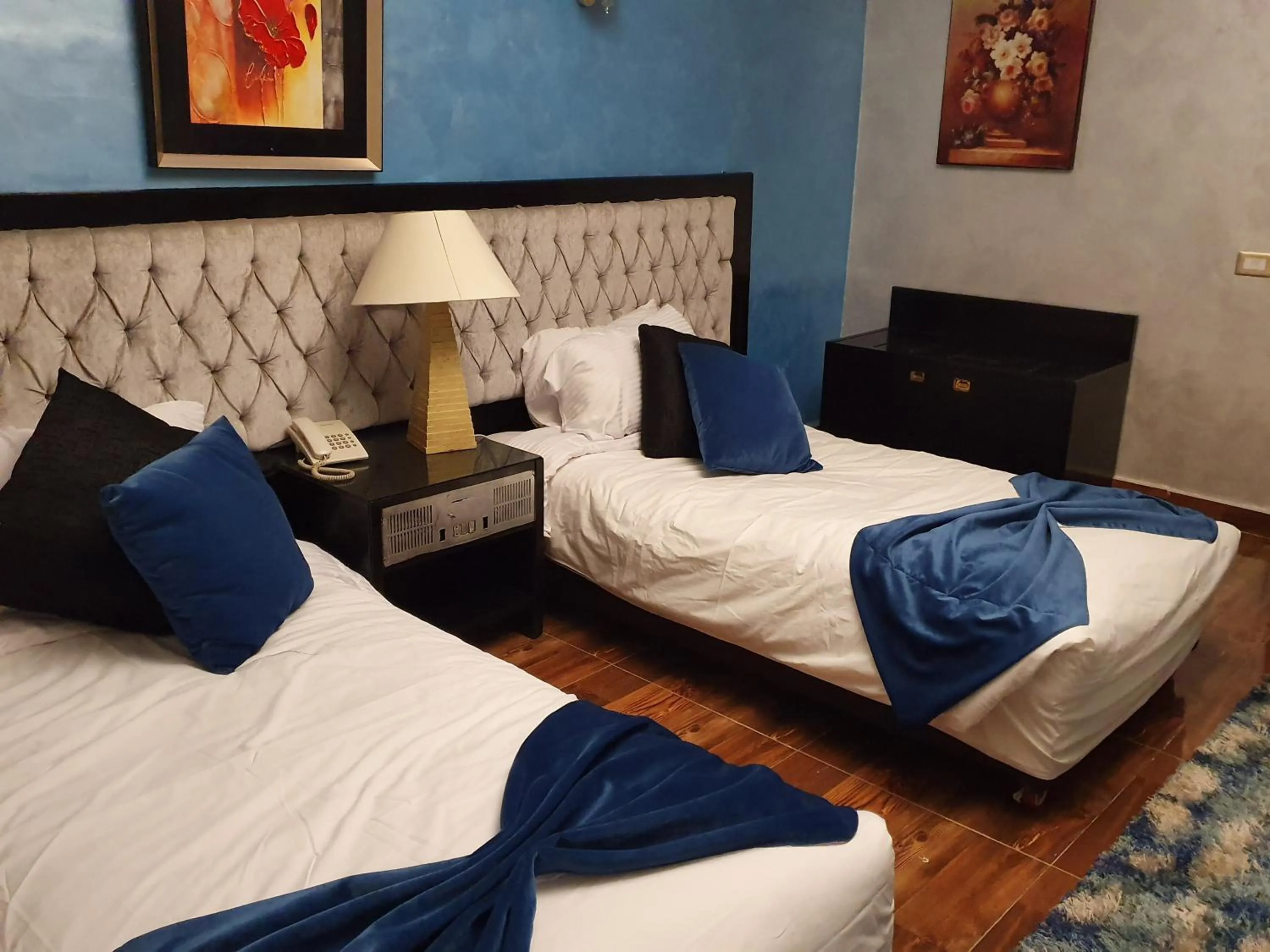 Bed in Indiana Hotel