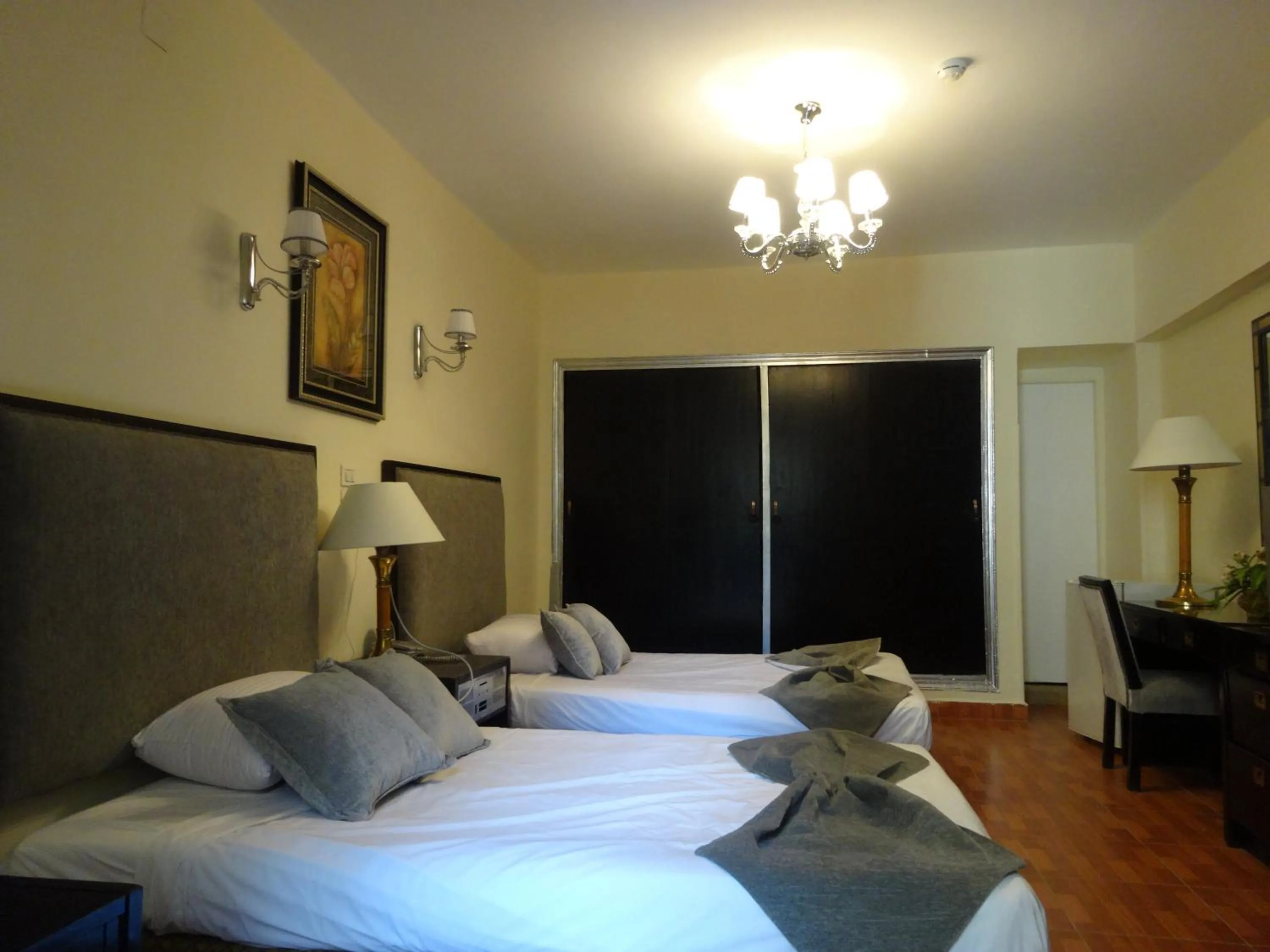 Bed in Indiana Hotel