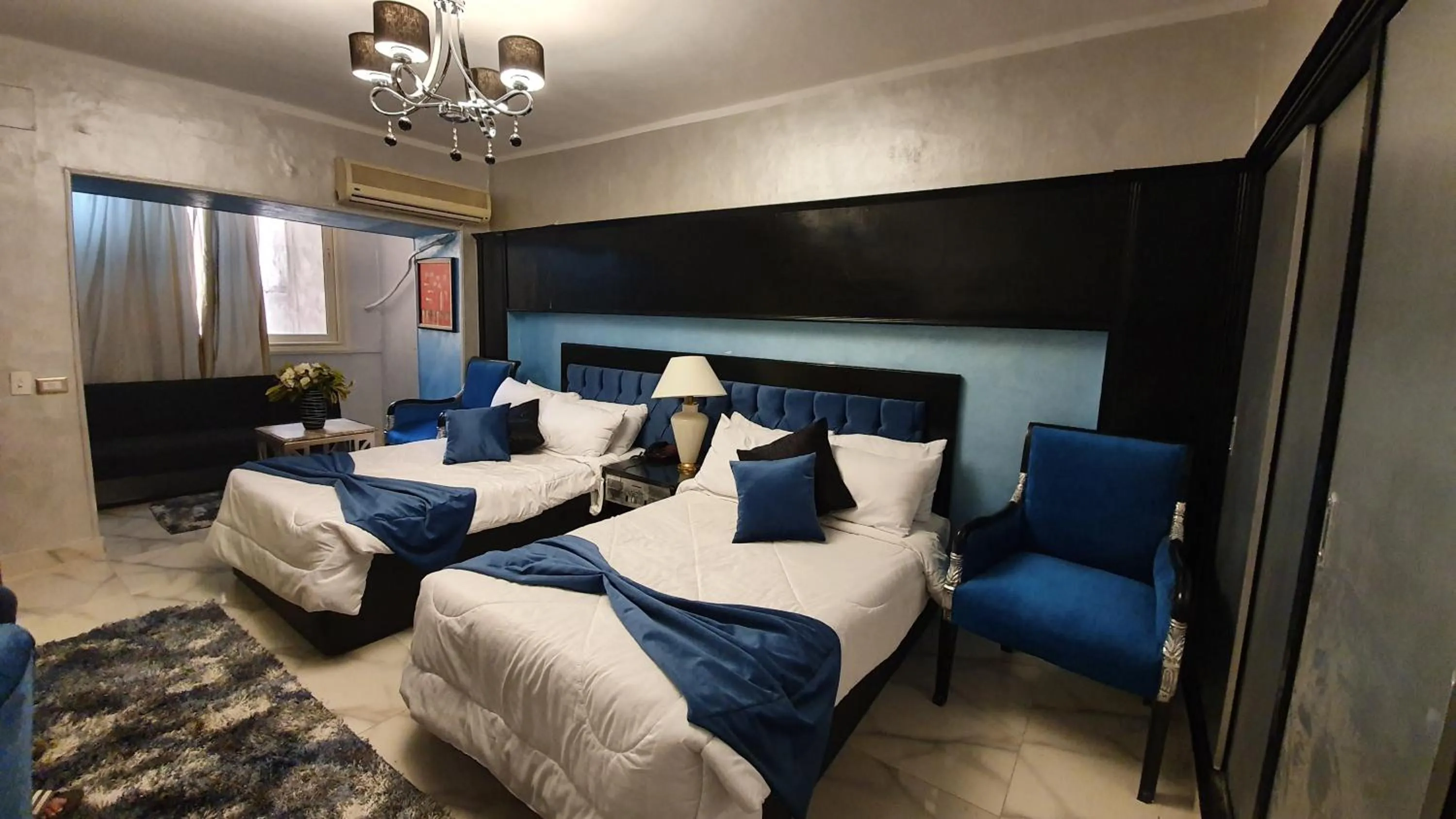 Bed in Indiana Hotel