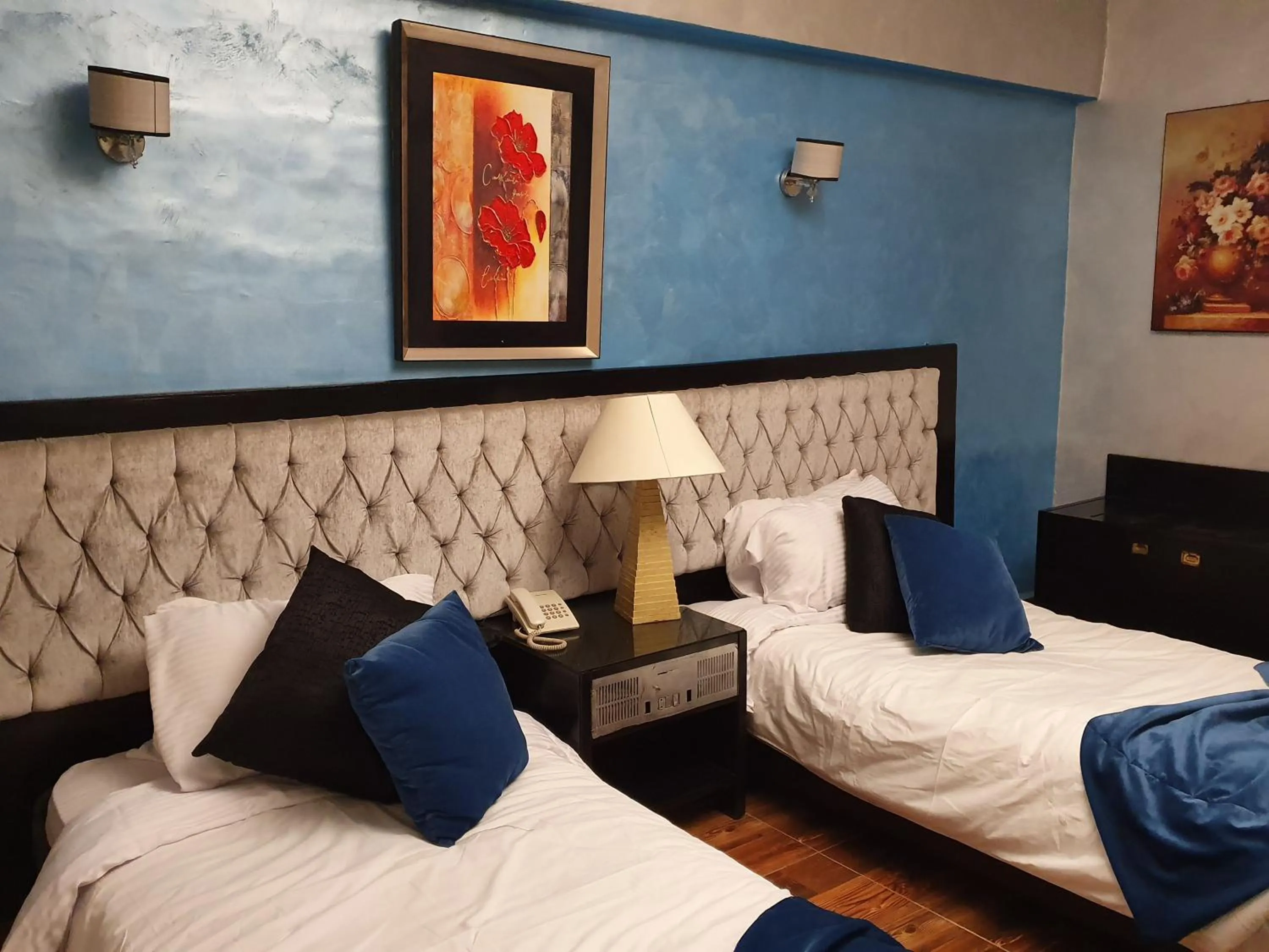 Bed in Indiana Hotel