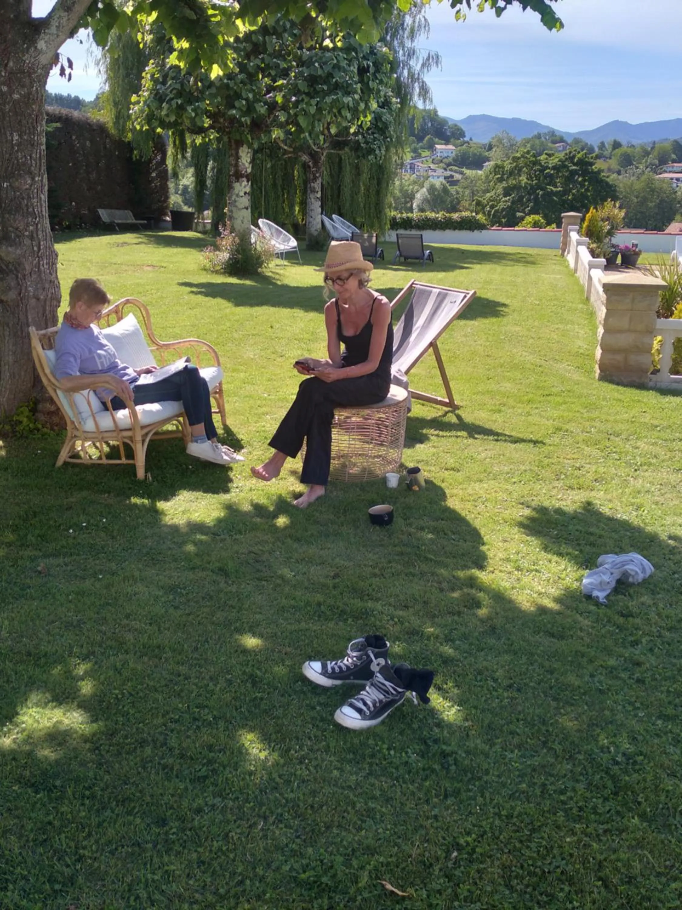 Garden in Hôtel Camou