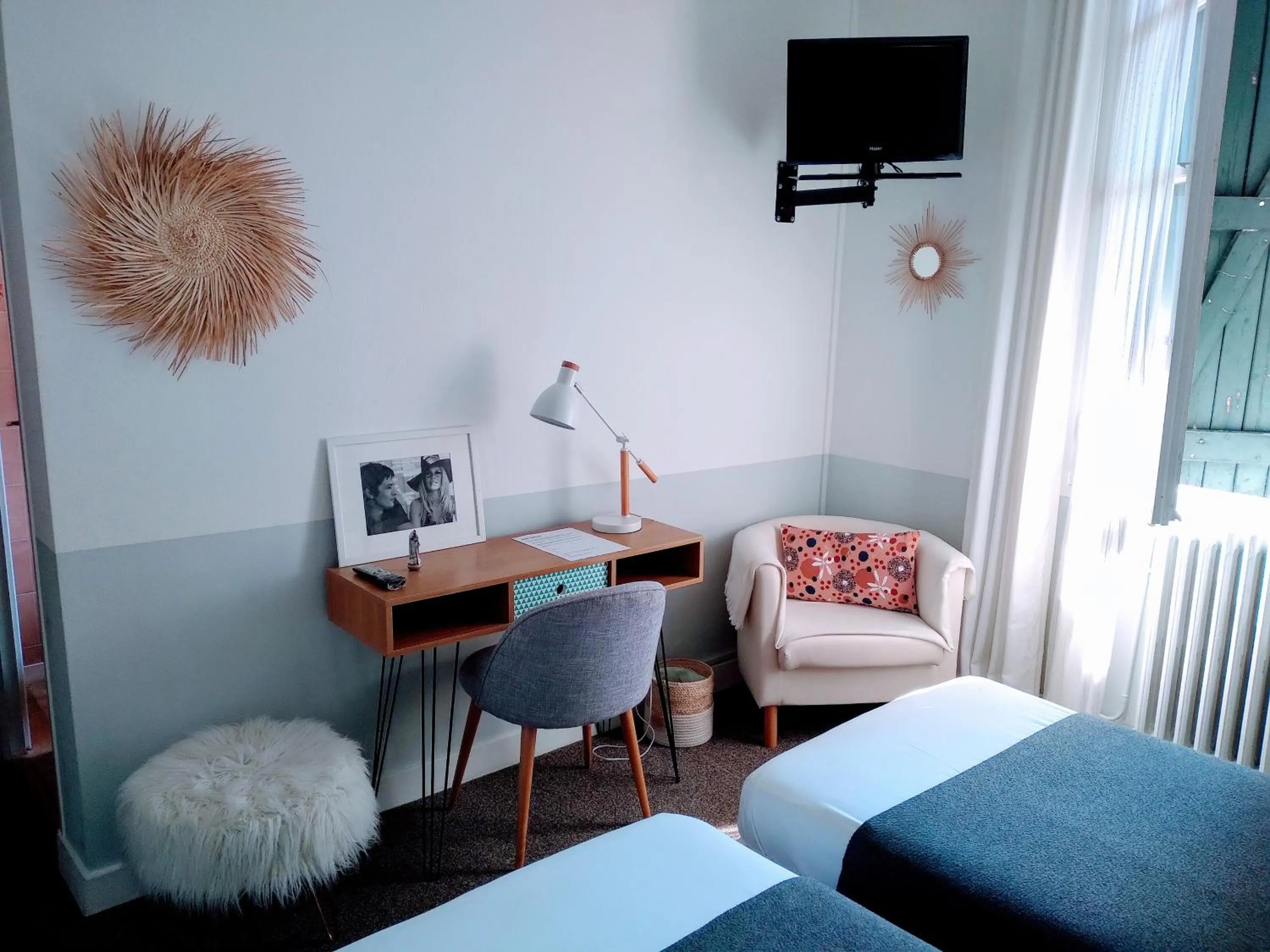 Bedroom in Hôtel Camou