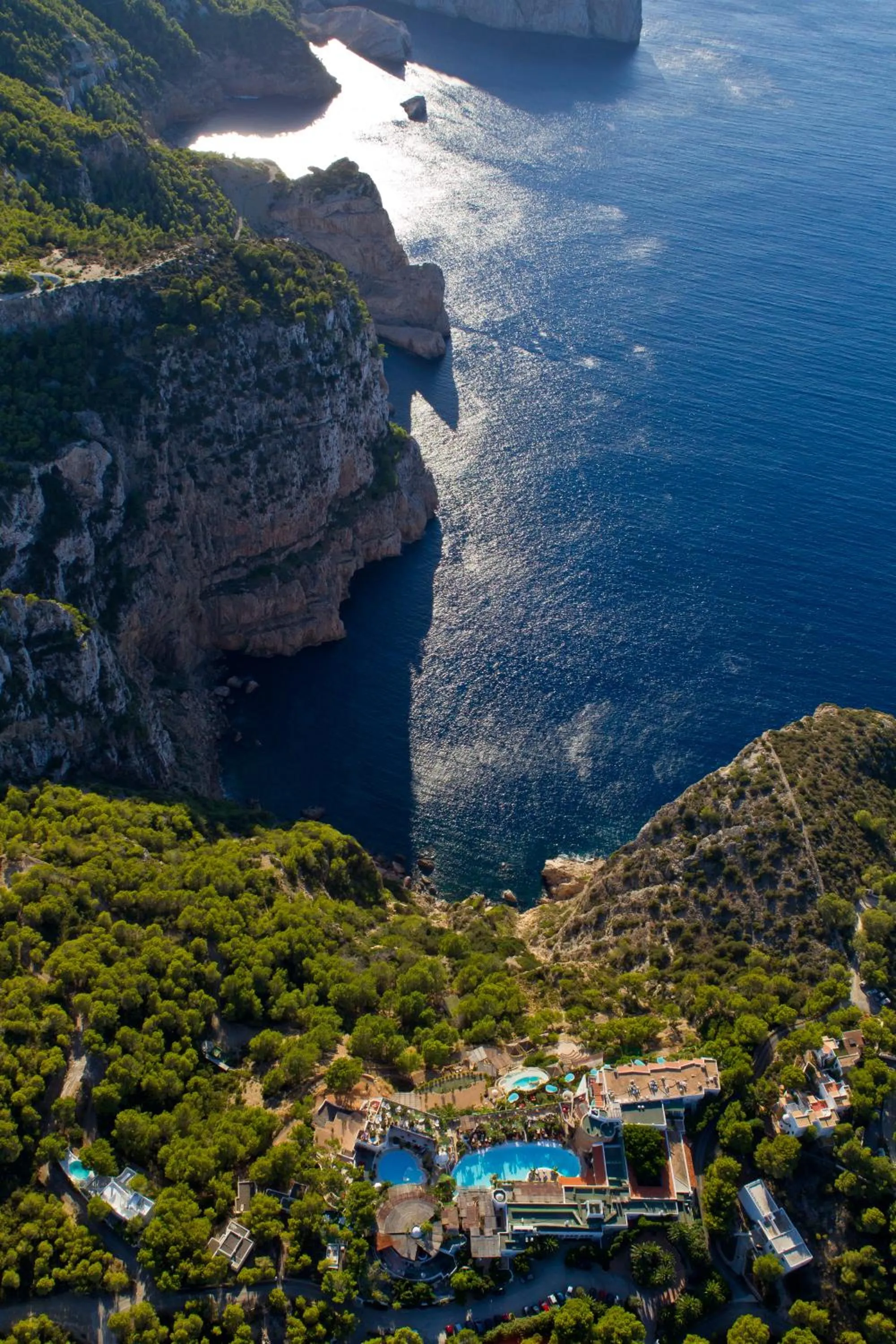 Bird's eye view in Hacienda Na Xamena, Ibiza