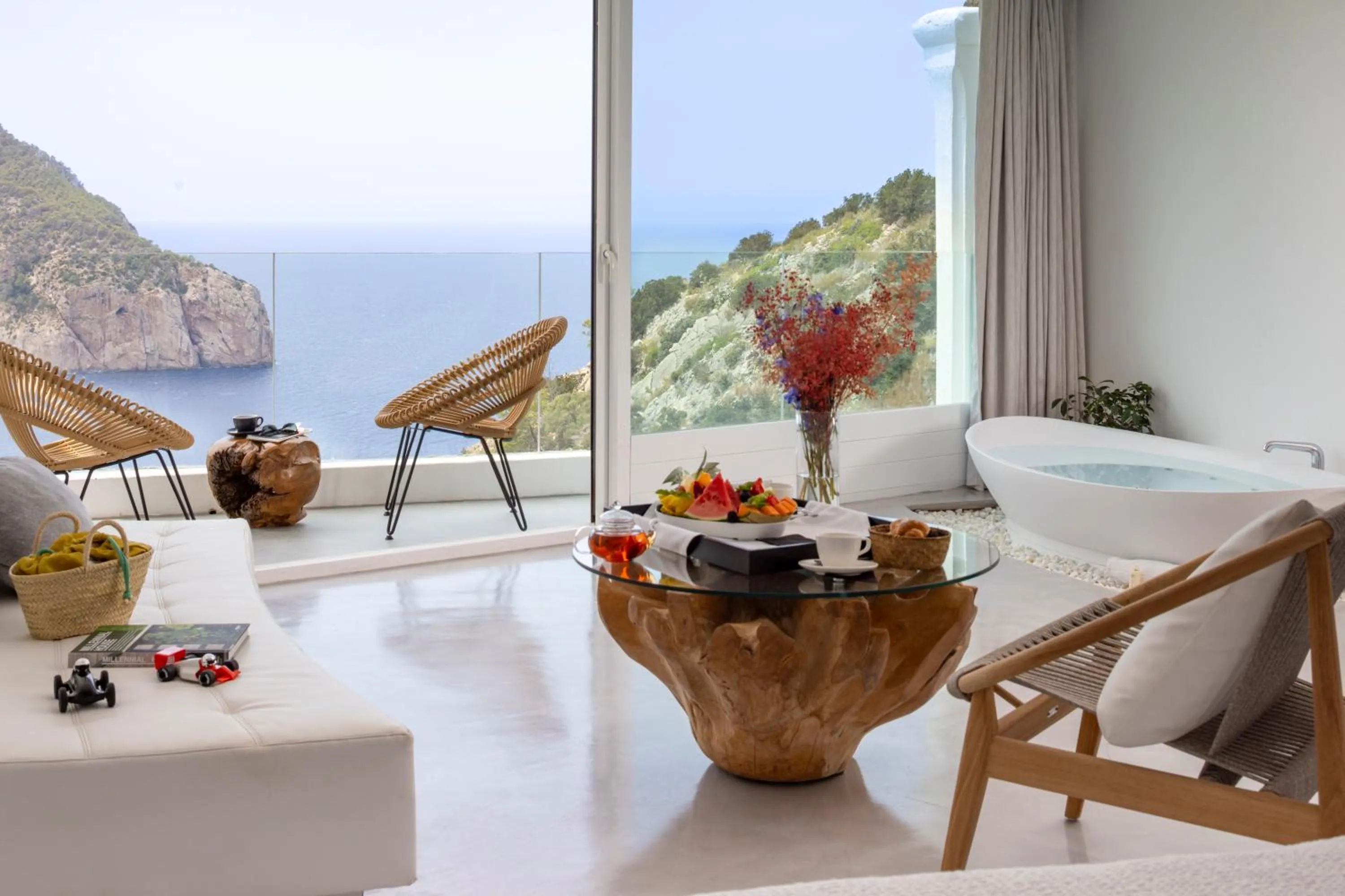 Natural landscape in Hacienda Na Xamena, Ibiza