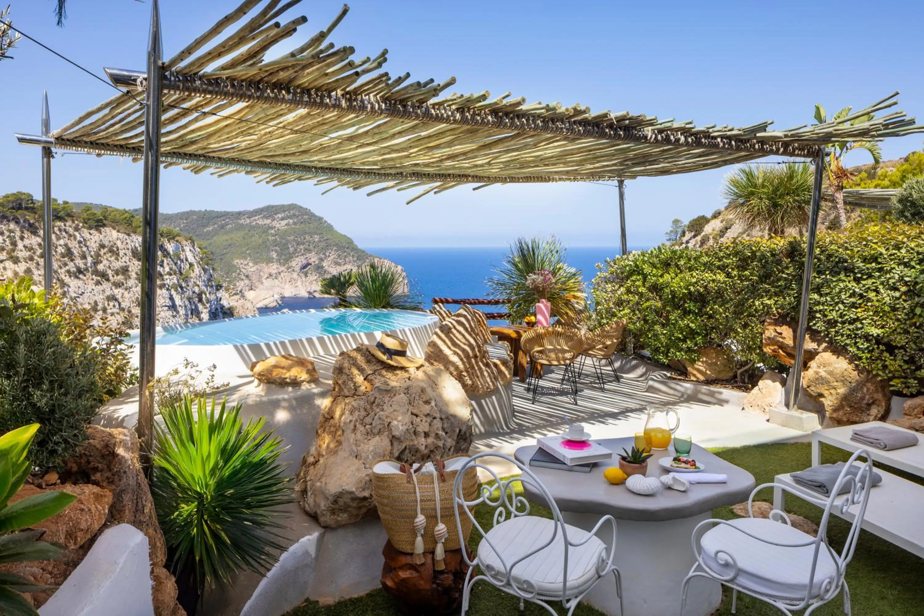 Natural landscape in Hacienda Na Xamena, Ibiza