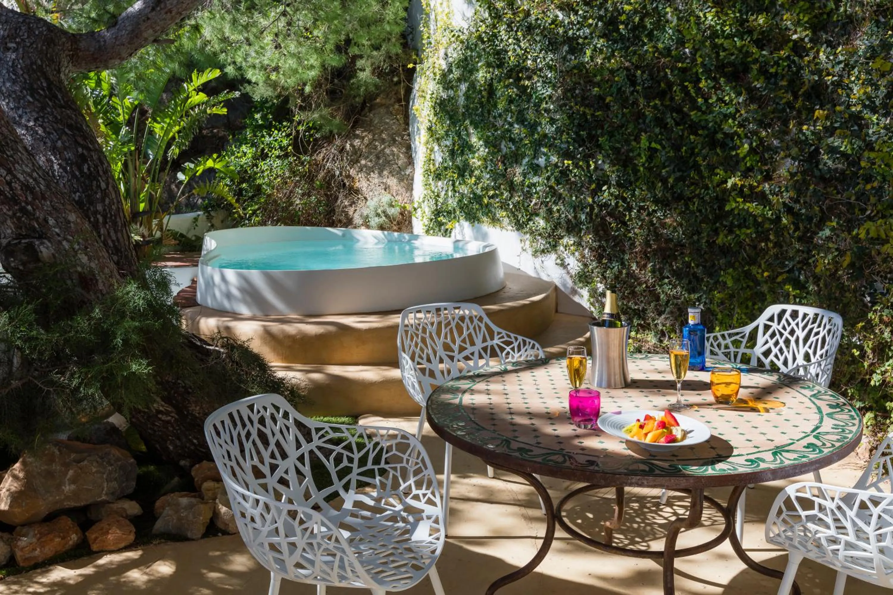 Garden in Hacienda Na Xamena, Ibiza