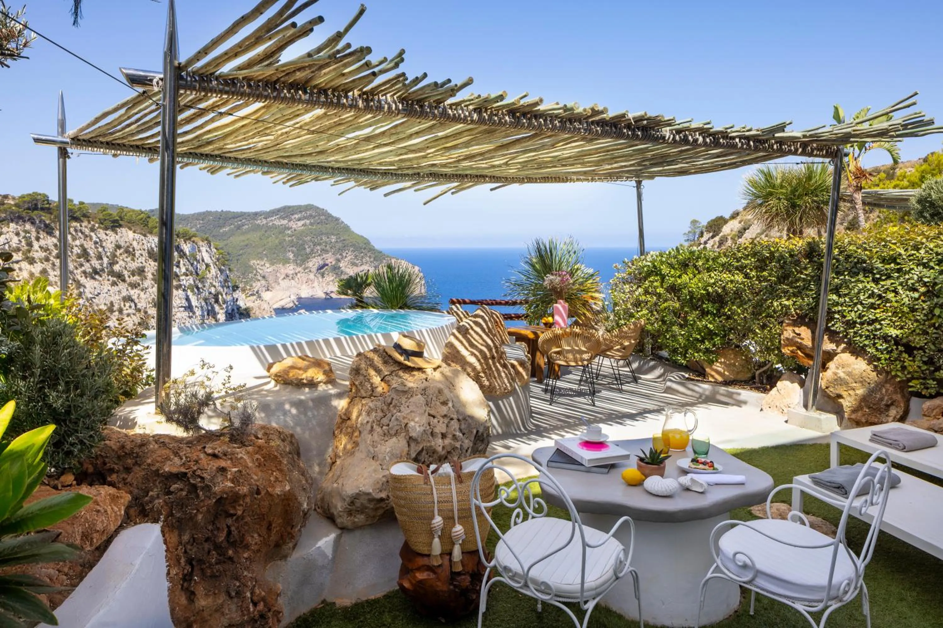 Natural landscape in Hacienda Na Xamena, Ibiza