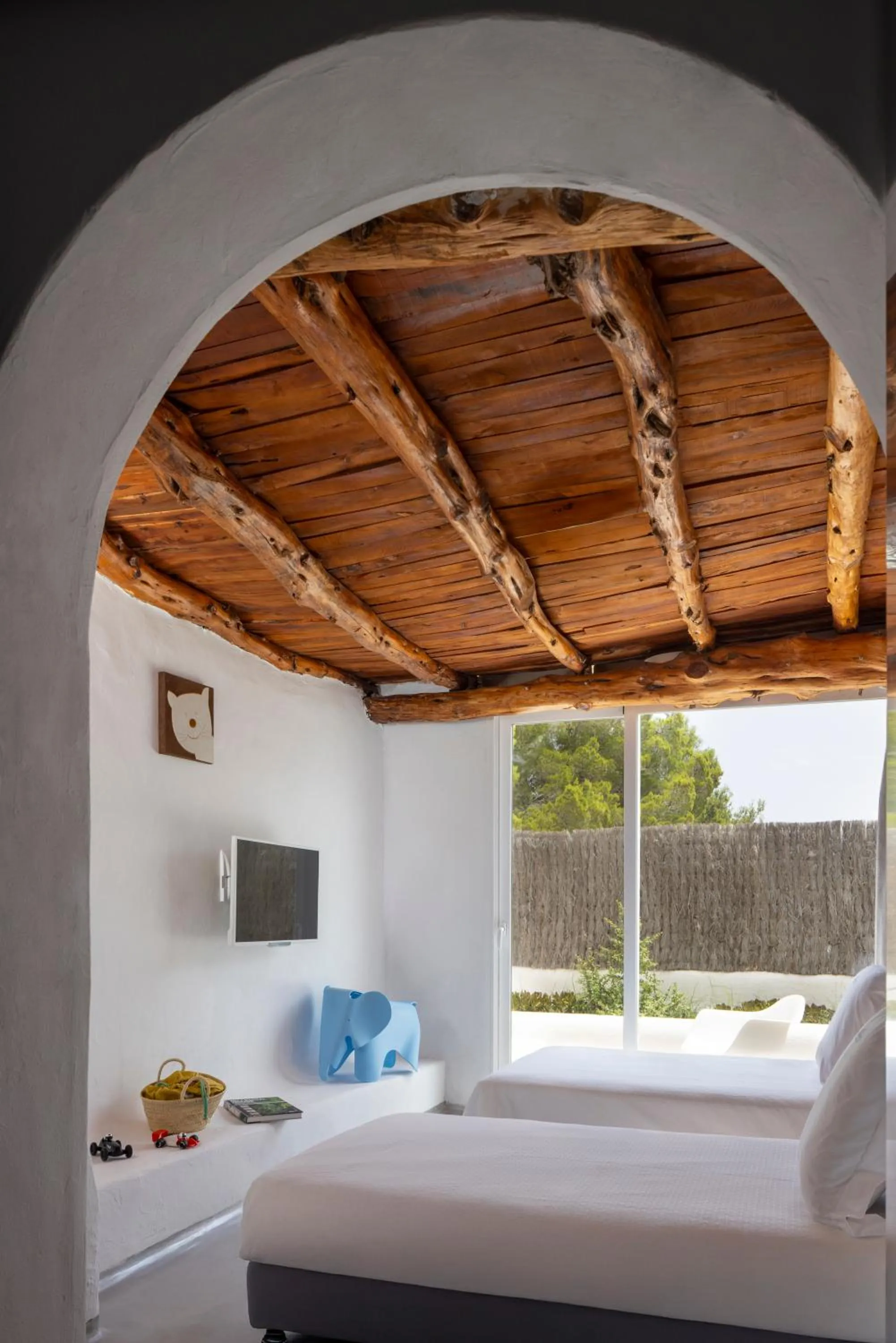 Bed in Hacienda Na Xamena, Ibiza