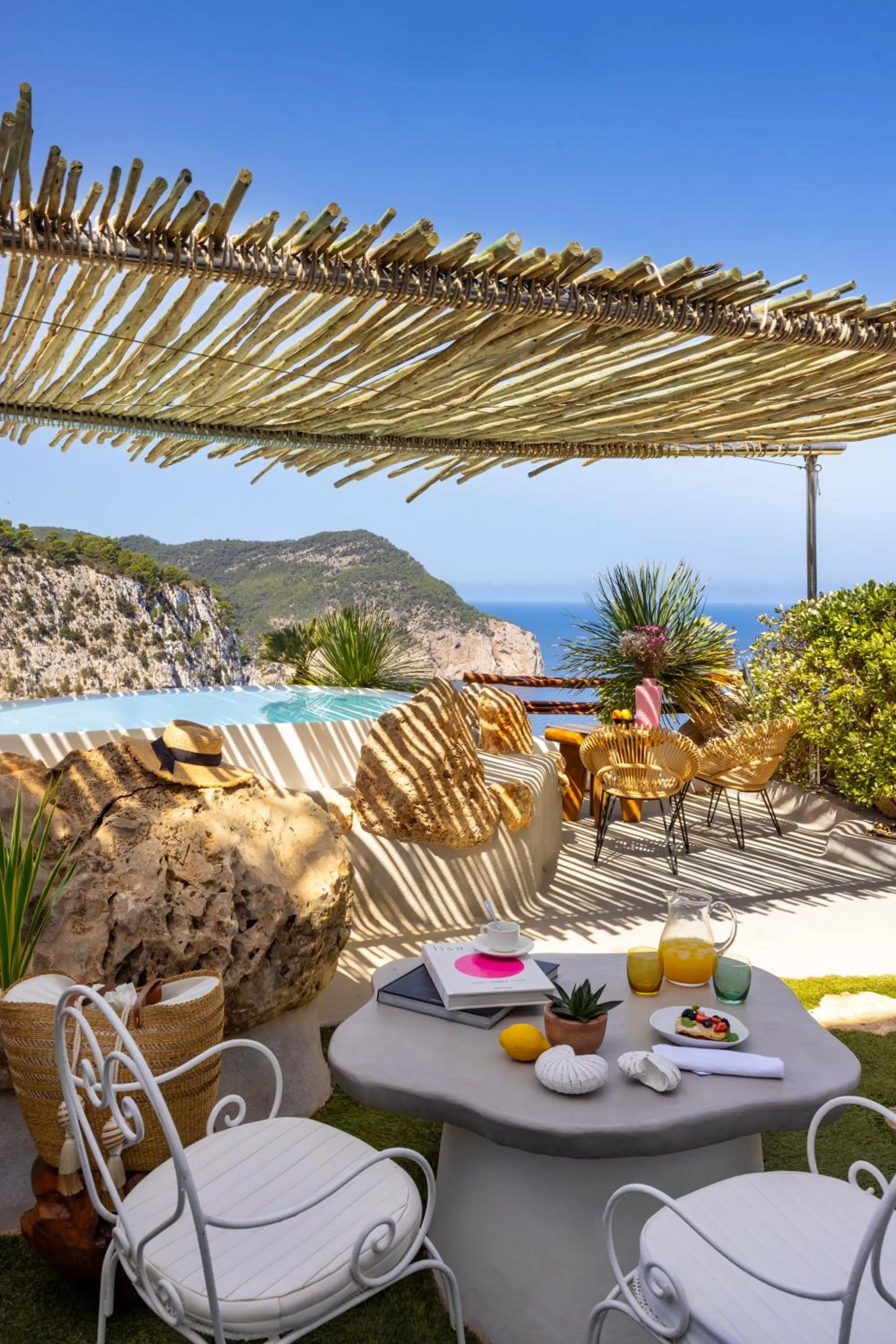 Natural landscape in Hacienda Na Xamena, Ibiza