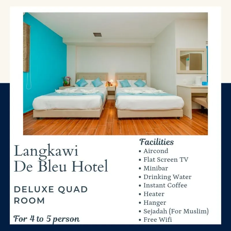 Bed in Langkawi De Bleu Hotel