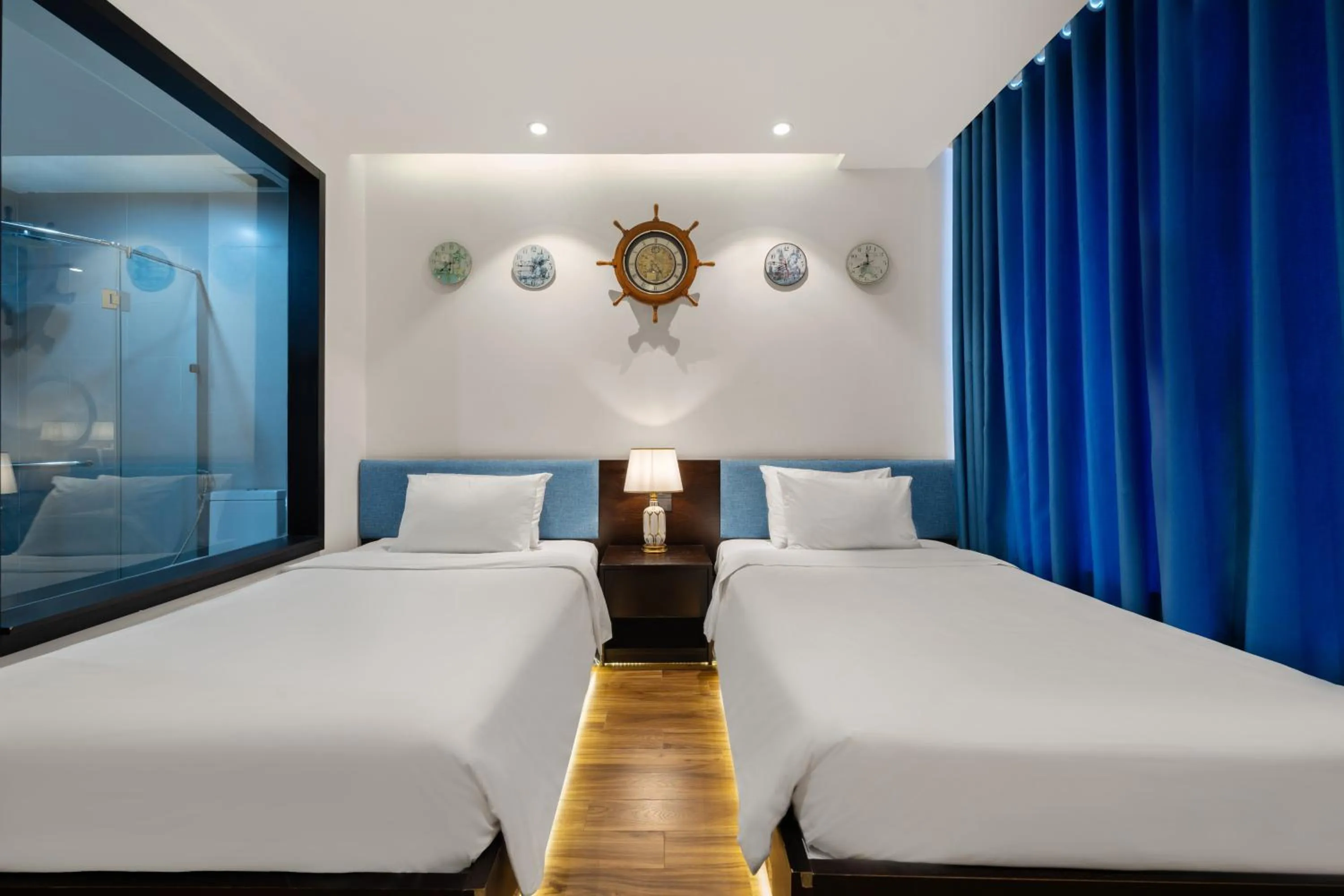 Night, Bed in Nostalgia Boutique Hotel