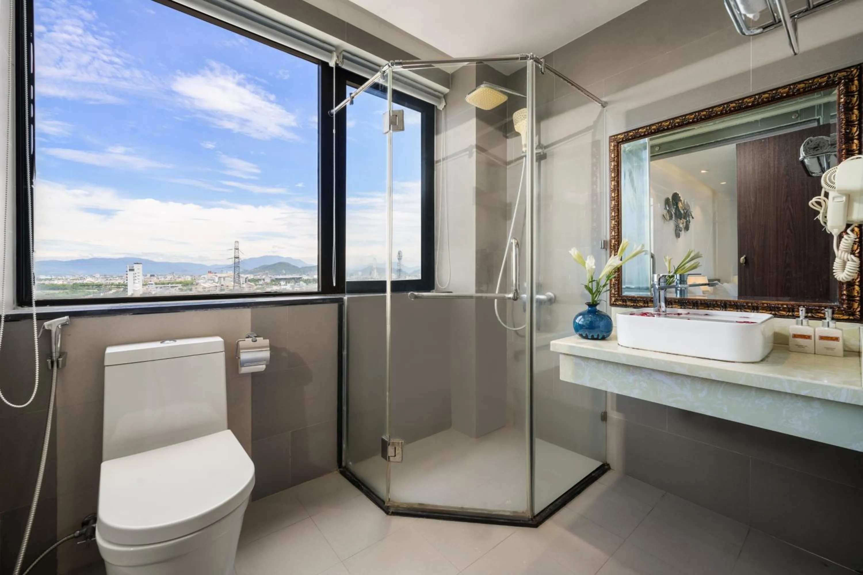 Shower in Nostalgia Boutique Hotel