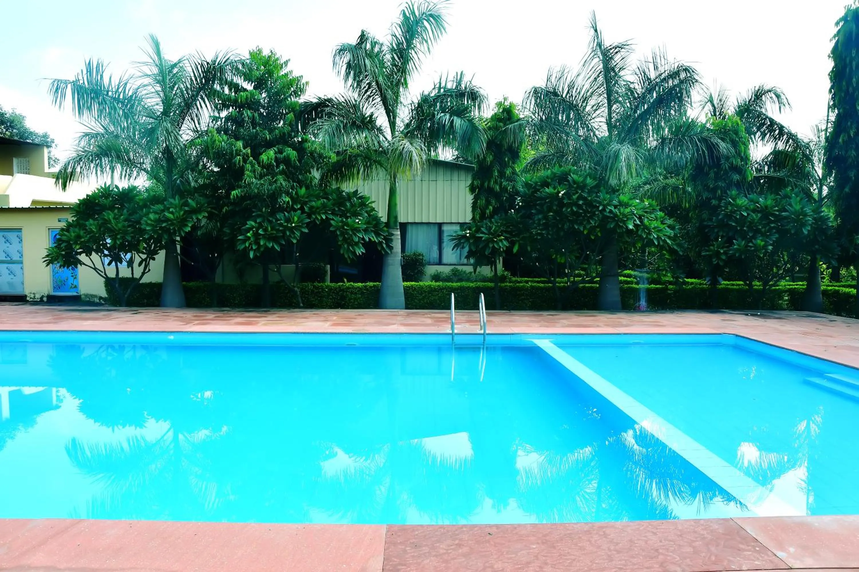 Garden view in Motibagh Resort