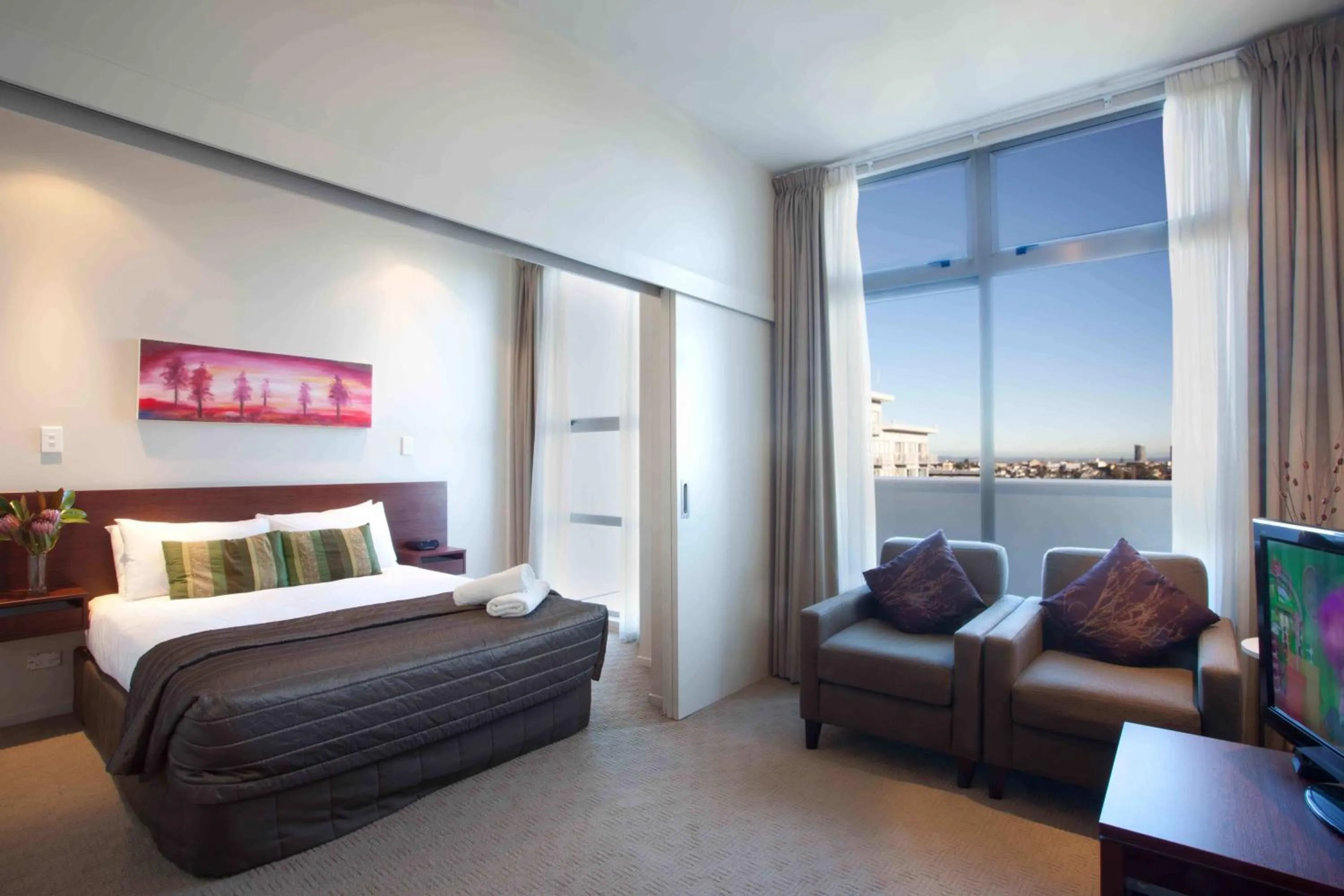 Bed in VR Auckland City