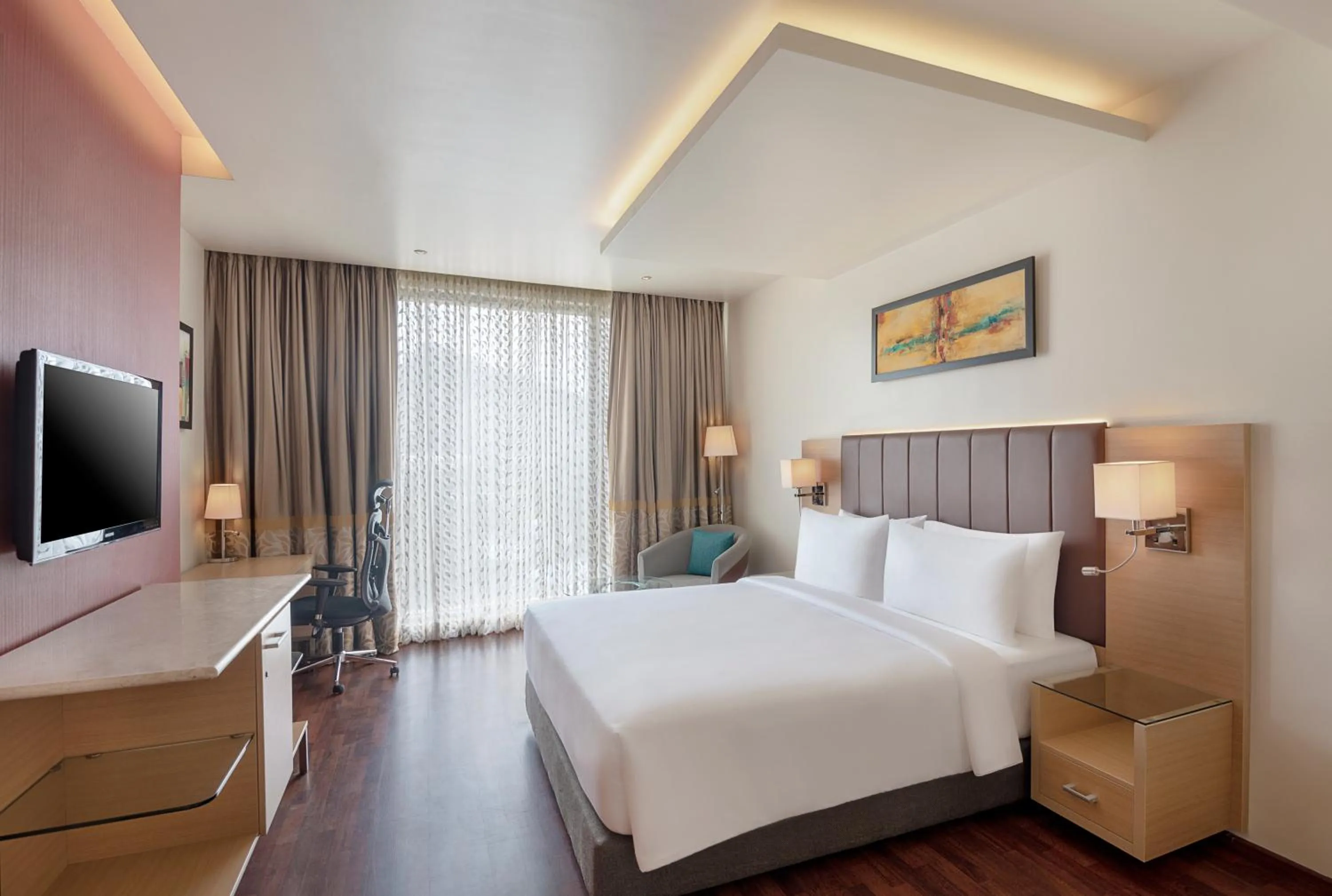 Bedroom, Bed in Radisson Salem