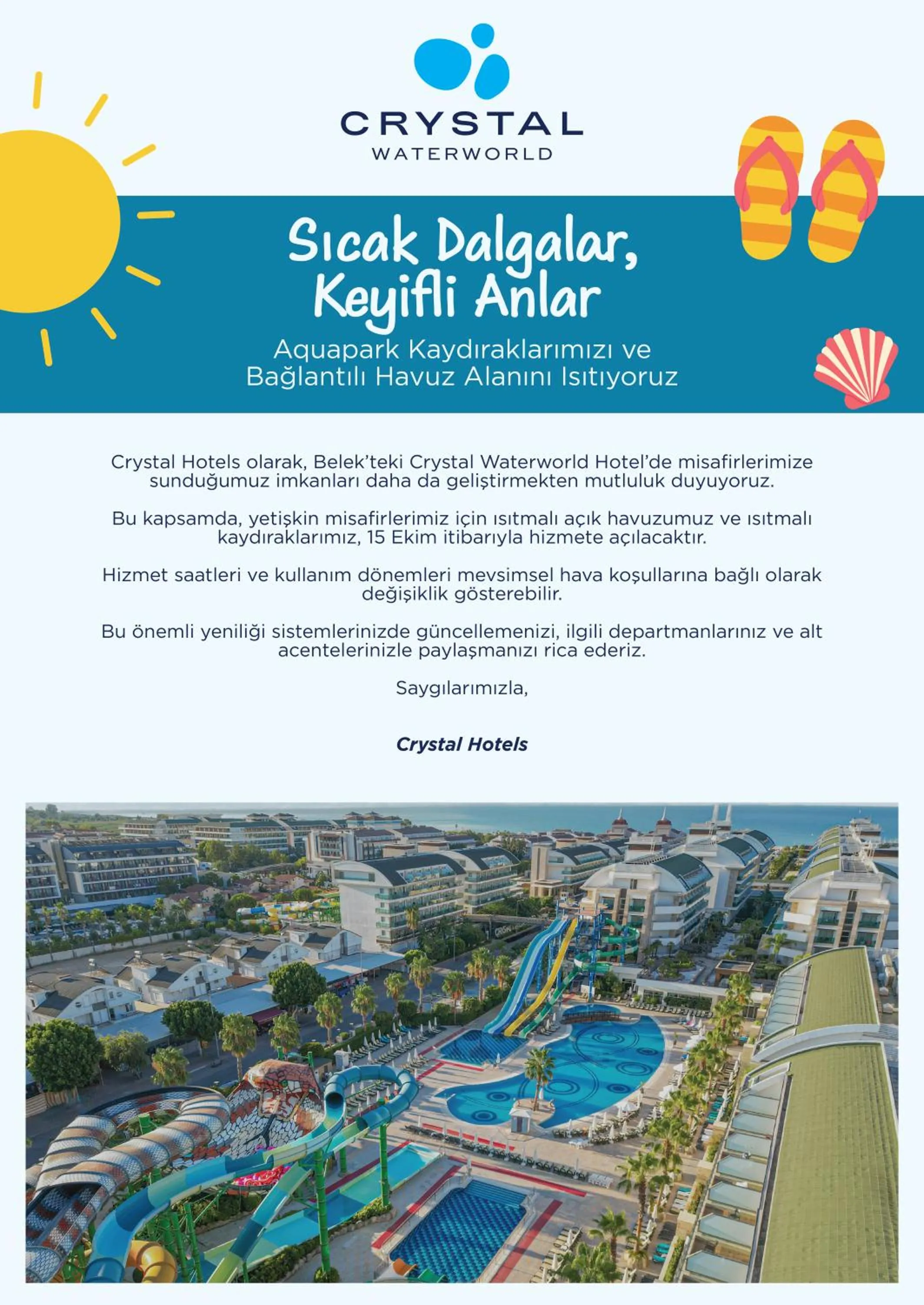 Swimming pool in Crystal Waterworld Aqua Collection - Ultimate All Inclusive