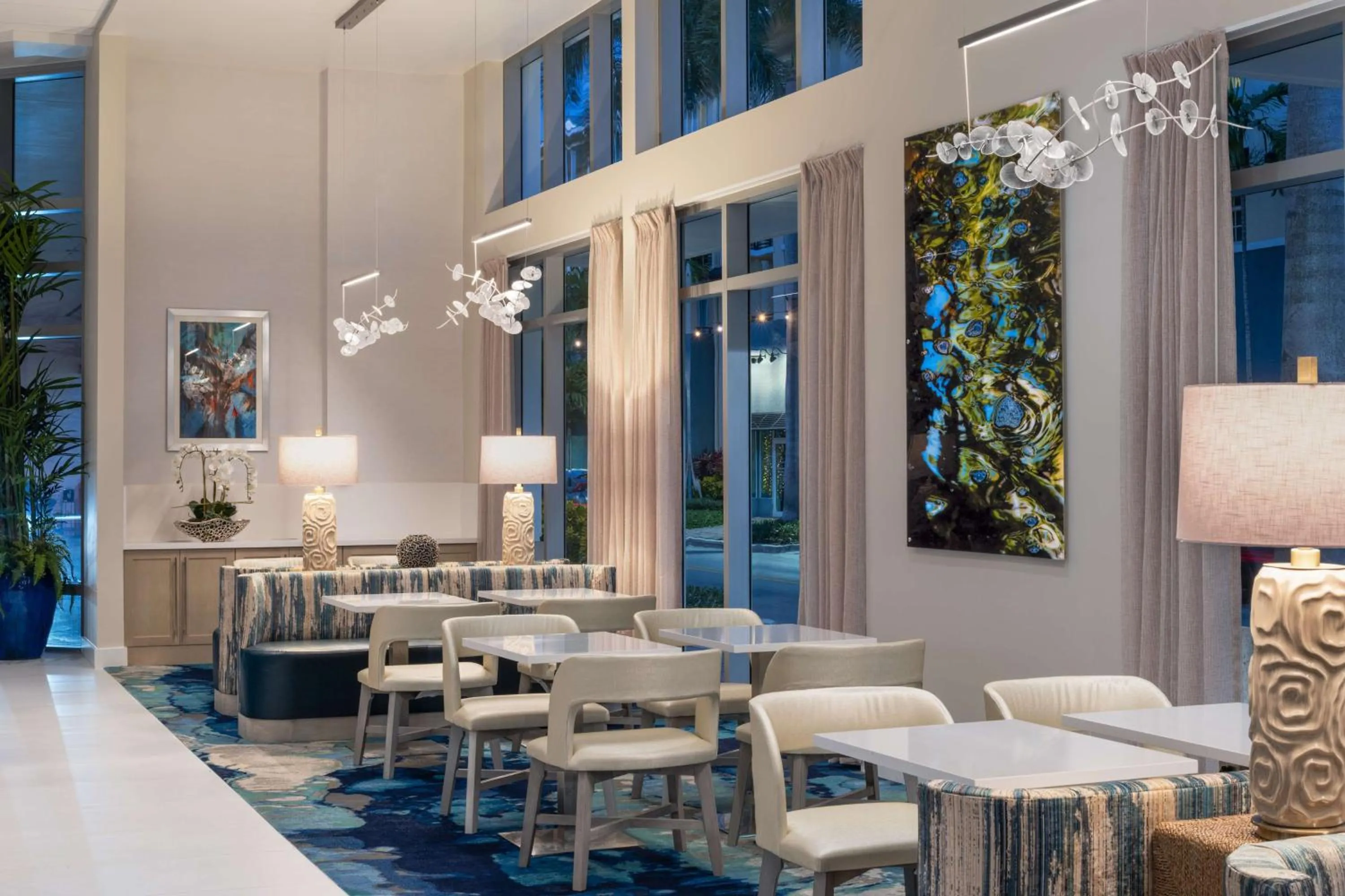 Lobby or reception in Hyatt Place Delray Beach