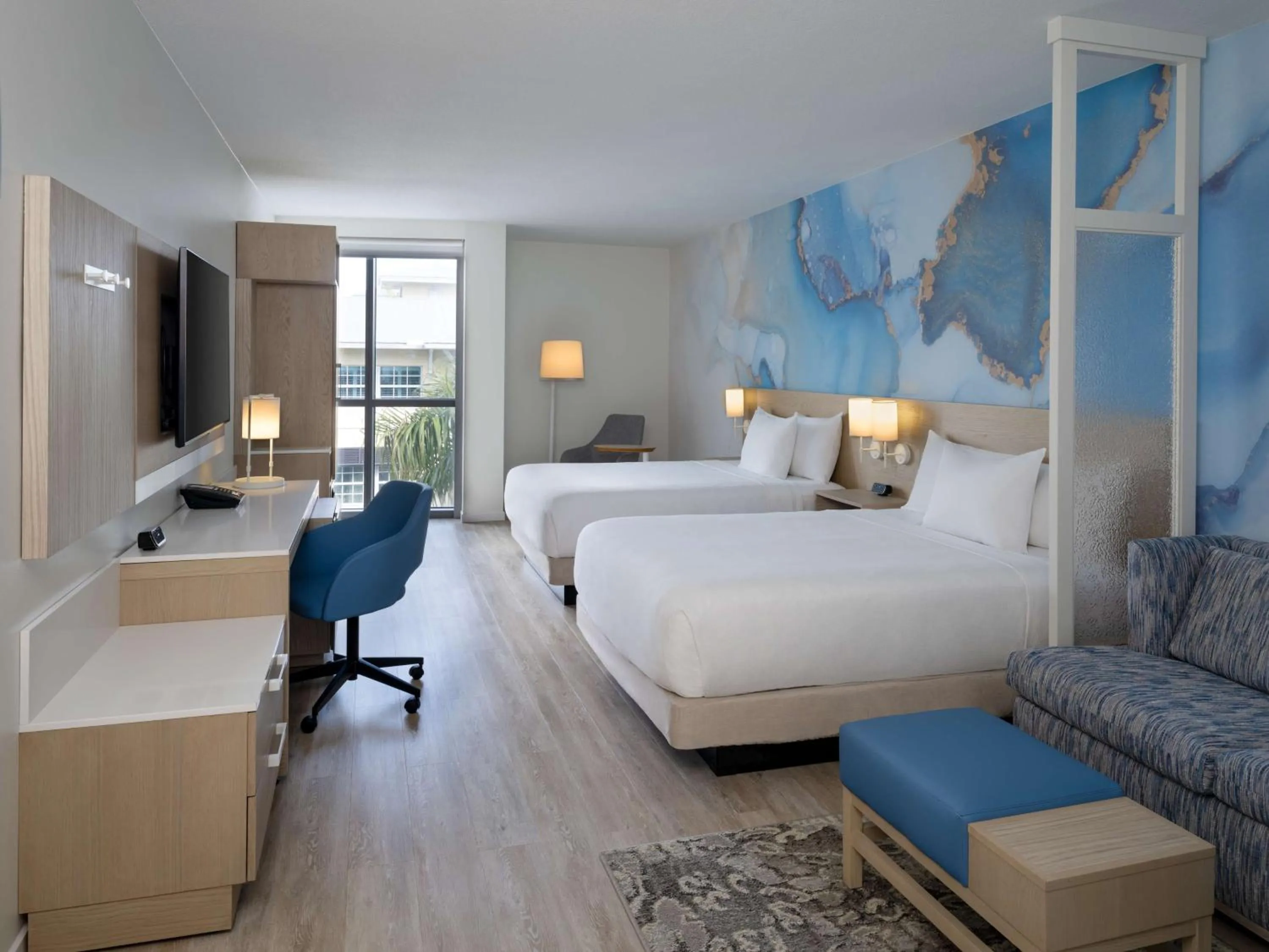 Bedroom, Bed in Hyatt Place Delray Beach