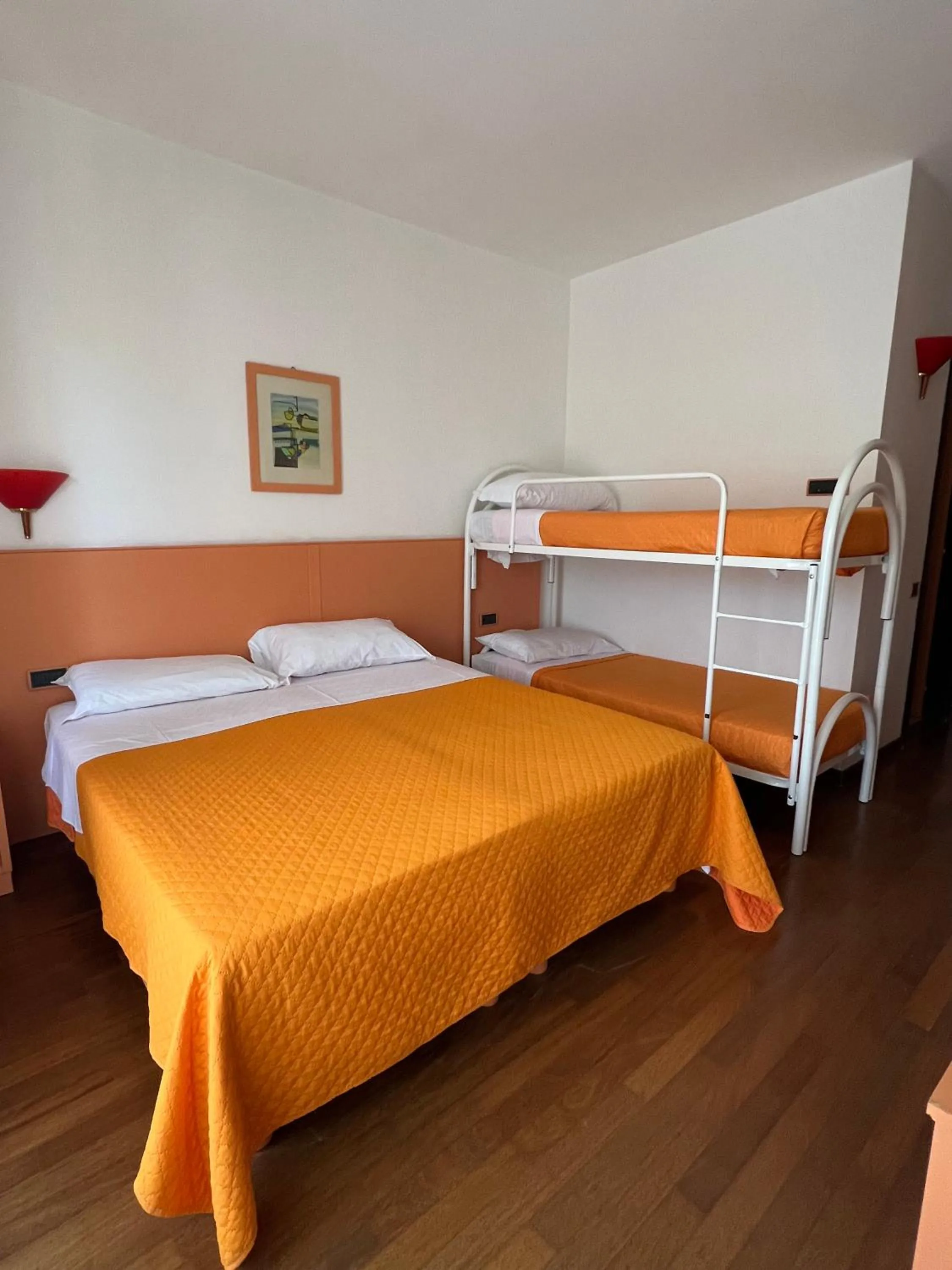 Bed in Hotel Verdeneve