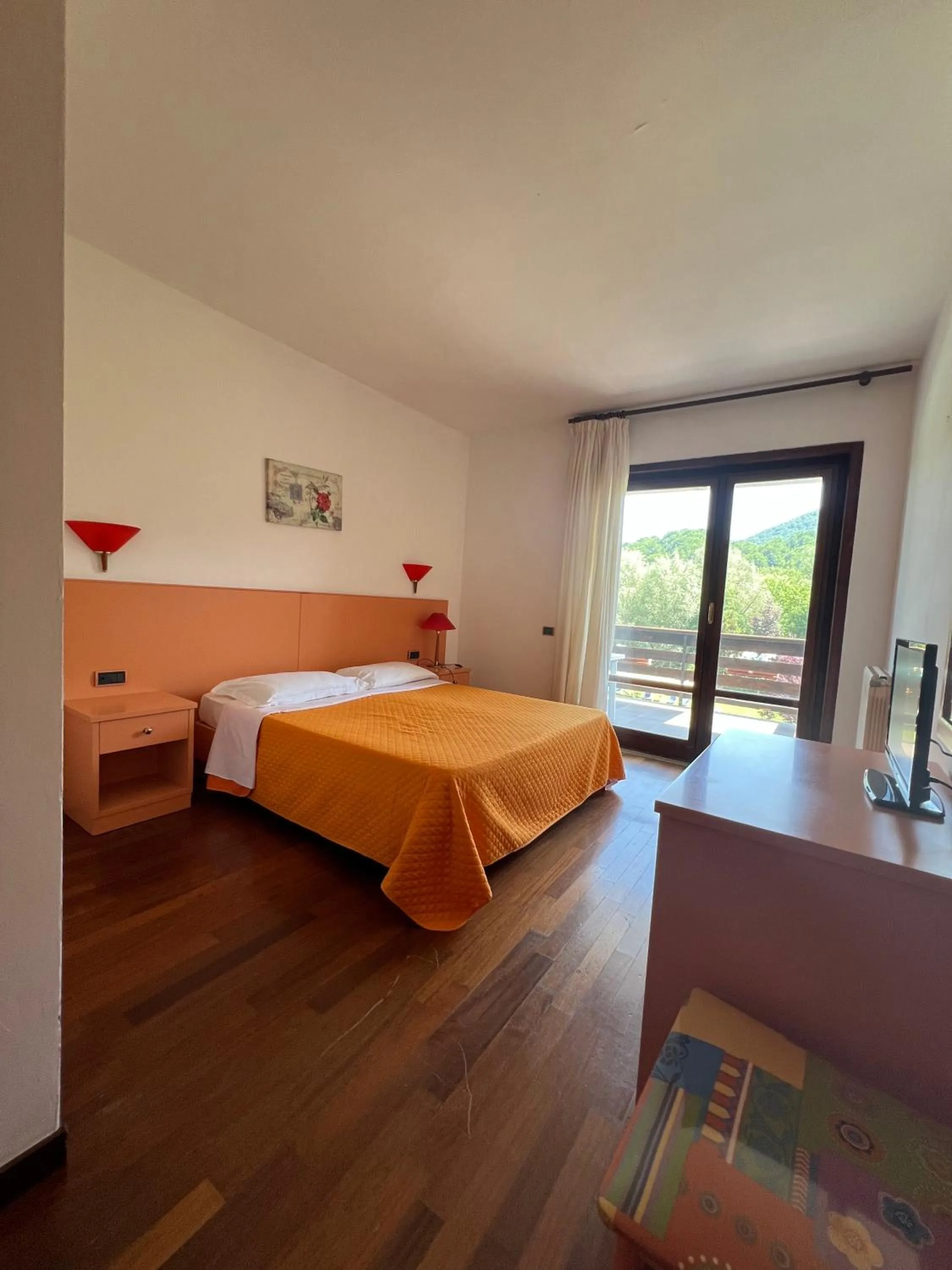 Bed in Hotel Verdeneve