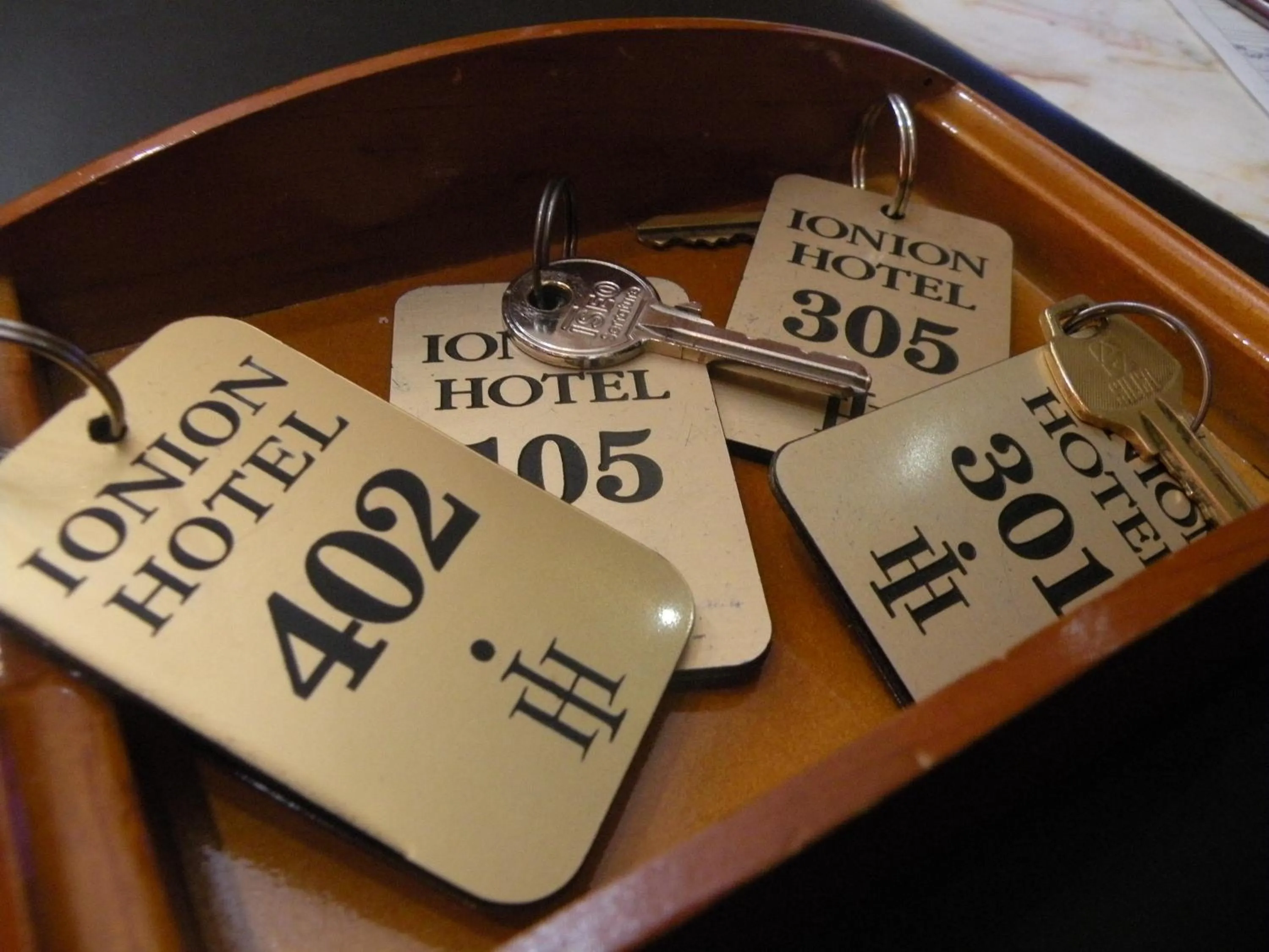 Decorative detail in Hotel Ionion