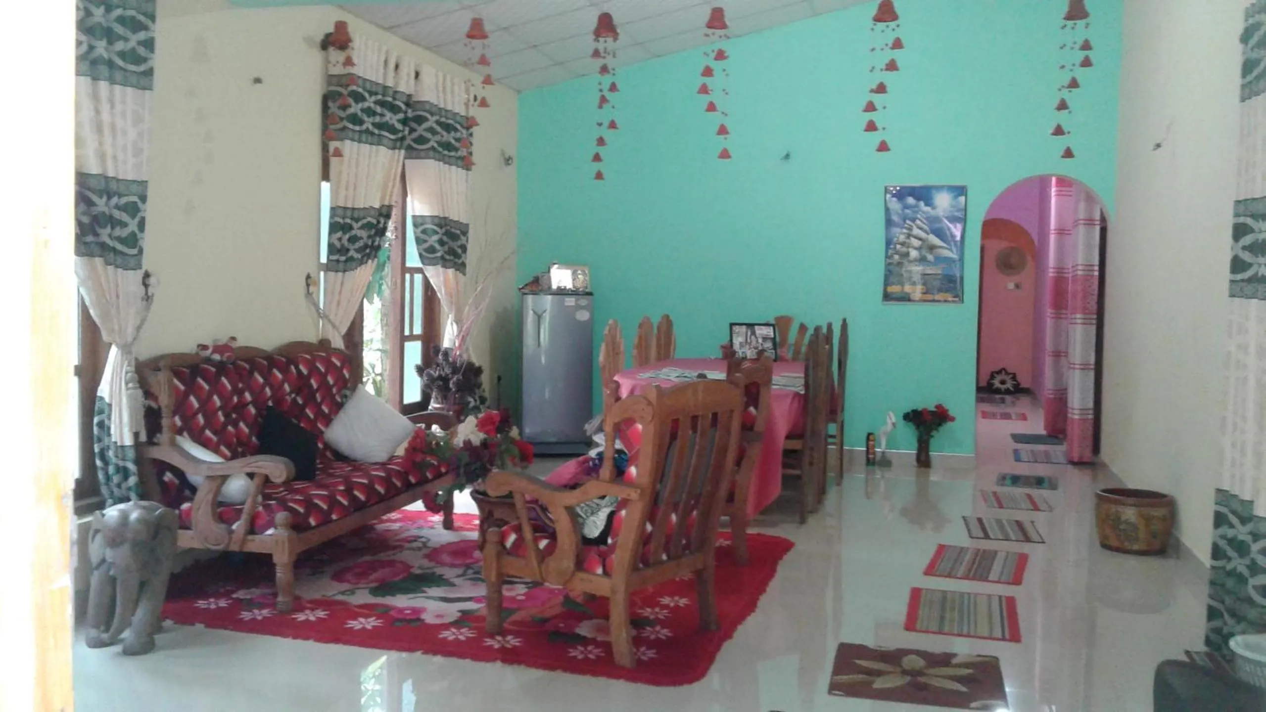 Living room in Flower Inn