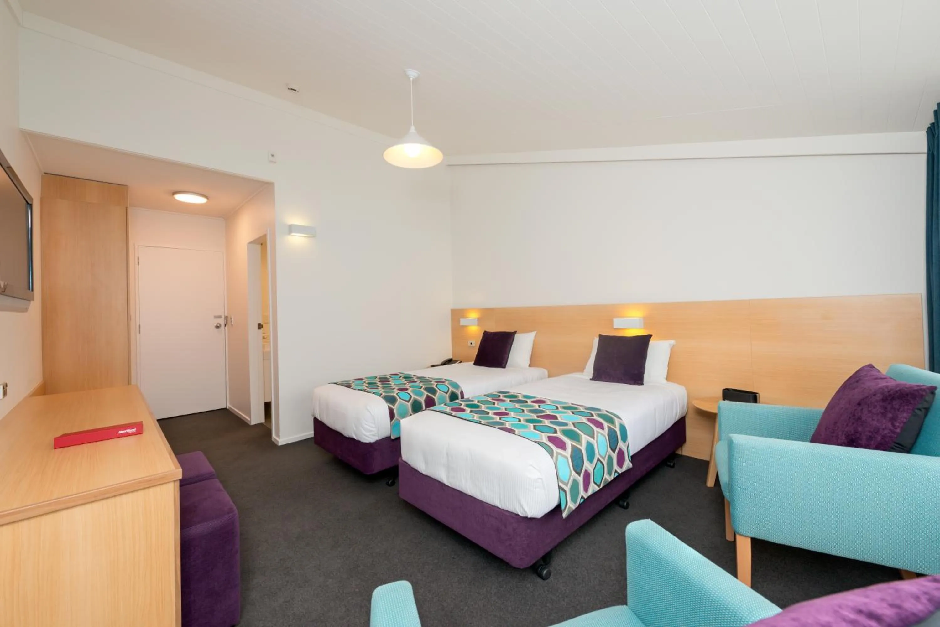 Bedroom, Bed in Heartland Hotel Fox Glacier