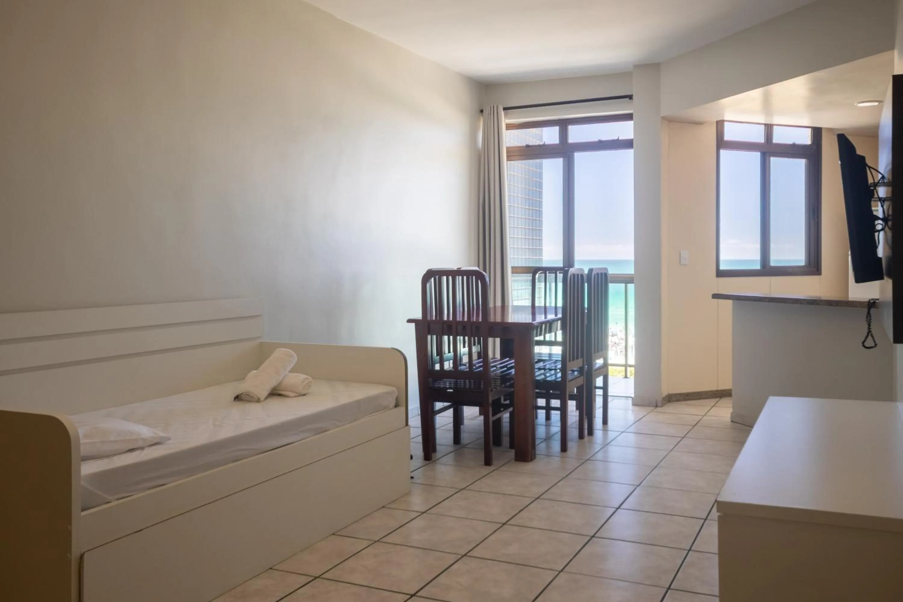 Bed in Apart Hotel Porto Príncipe