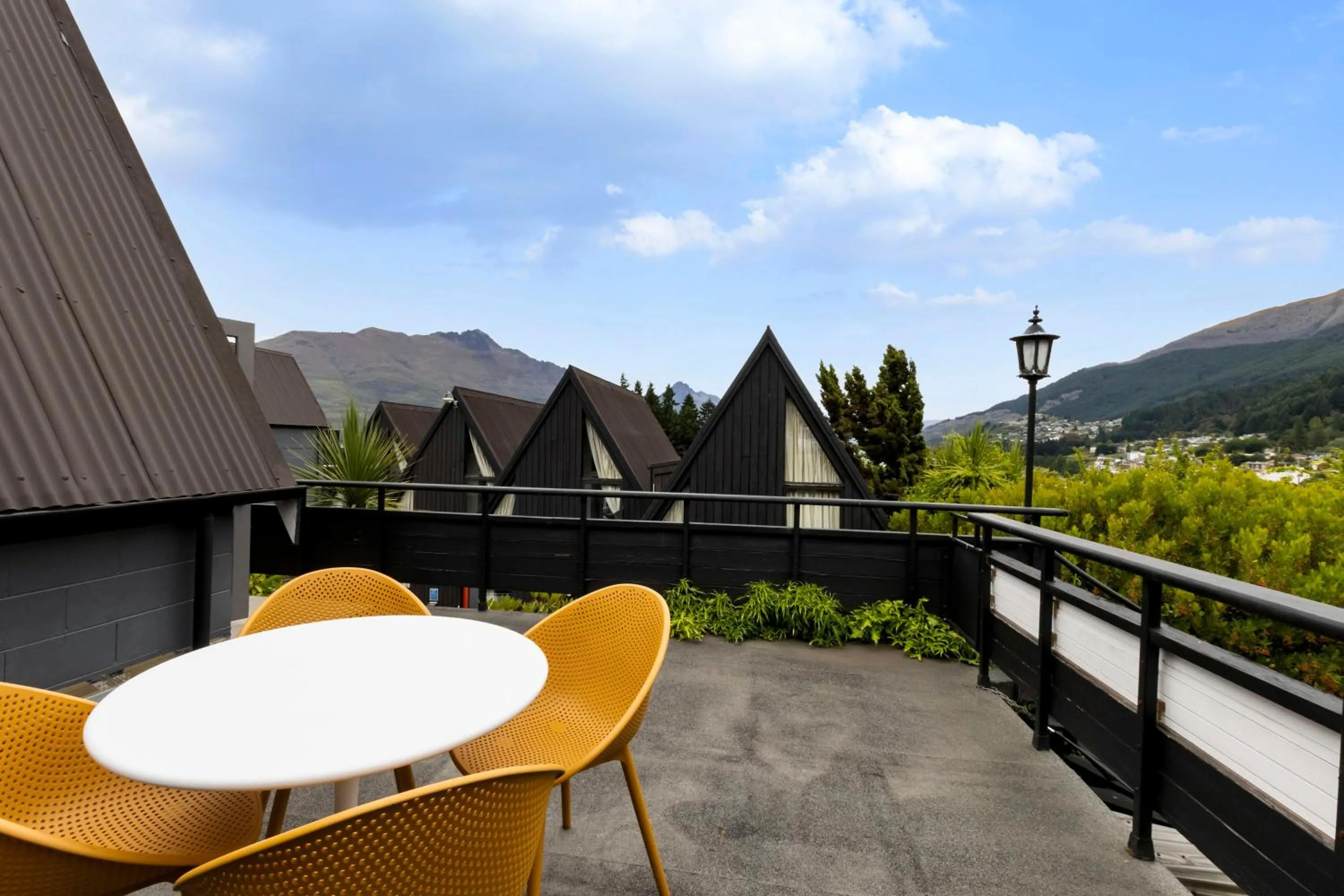 Patio in Heartland Hotel Queenstown