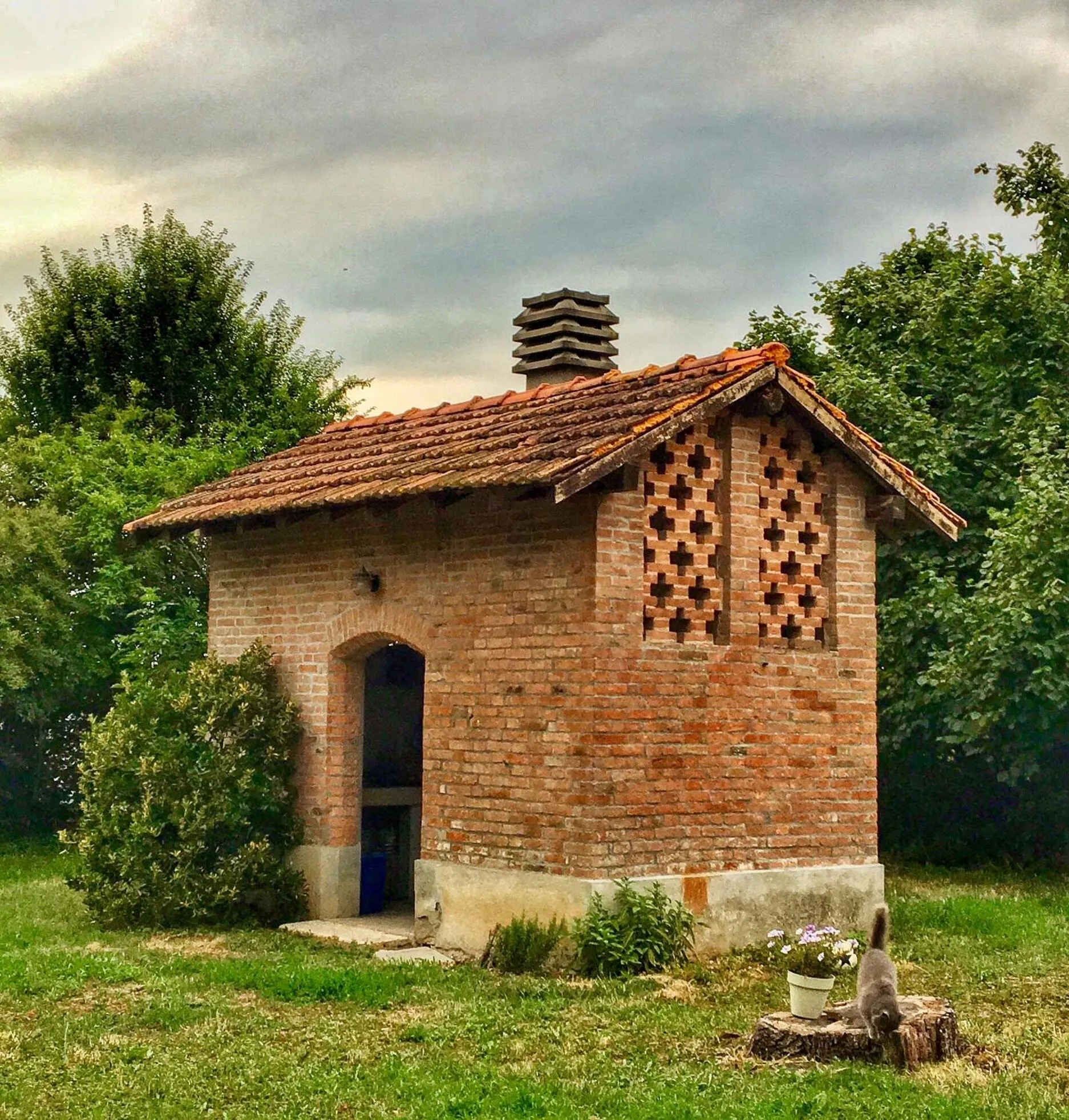 BBQ facilities in Villa Manto