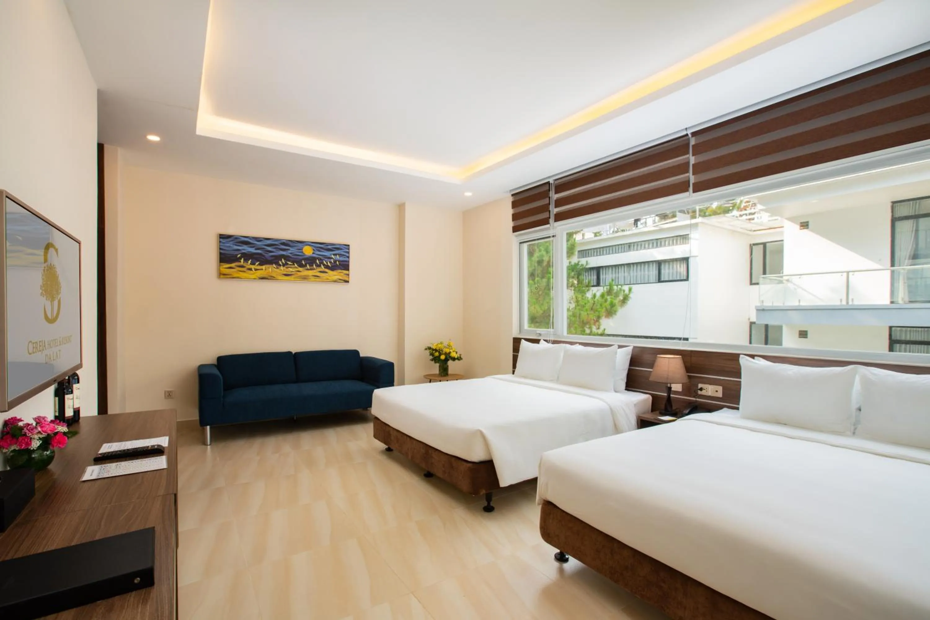 Bed in CEREJA Hotel & Resort Dalat