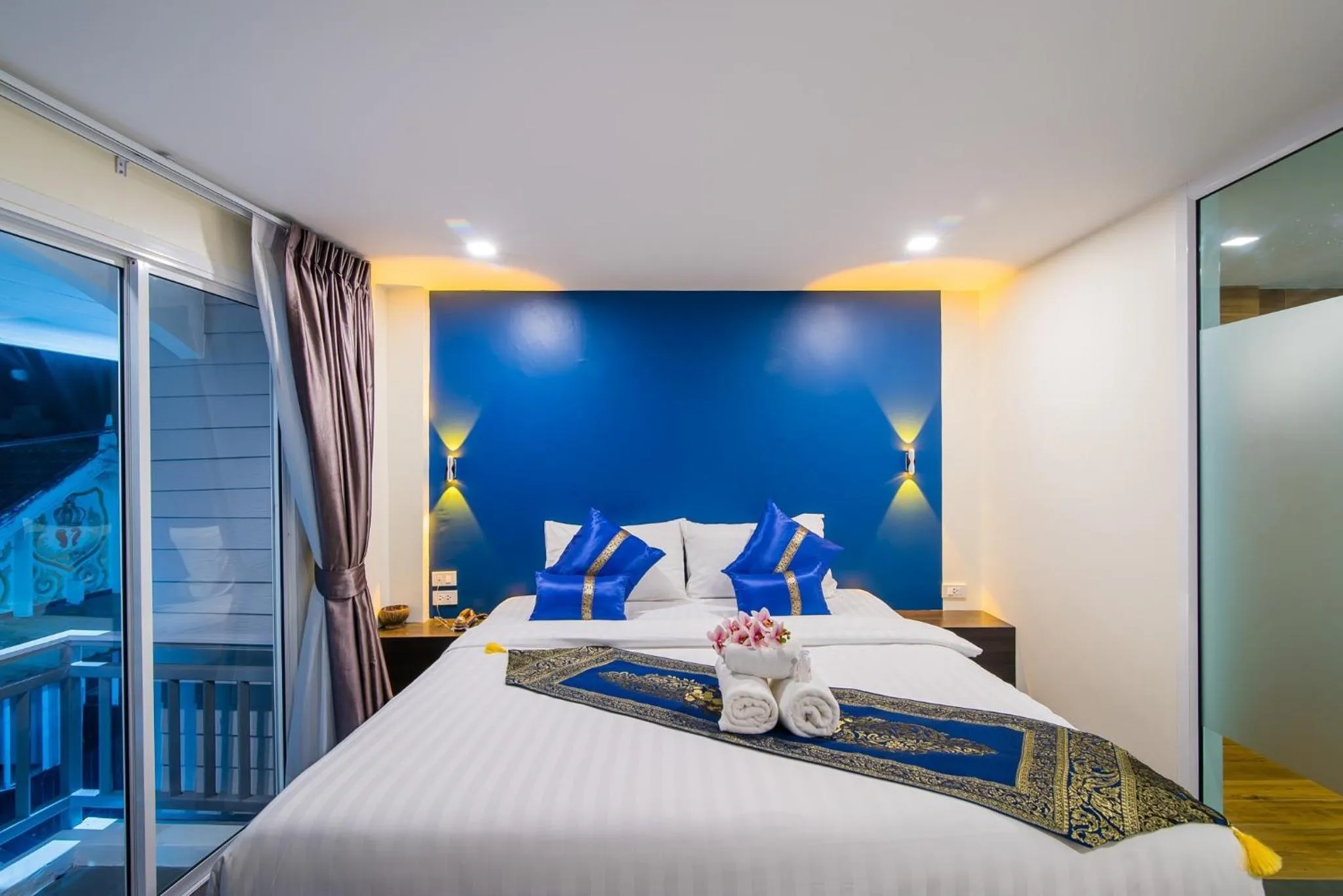 Bed in Anchan Hotel & Spa