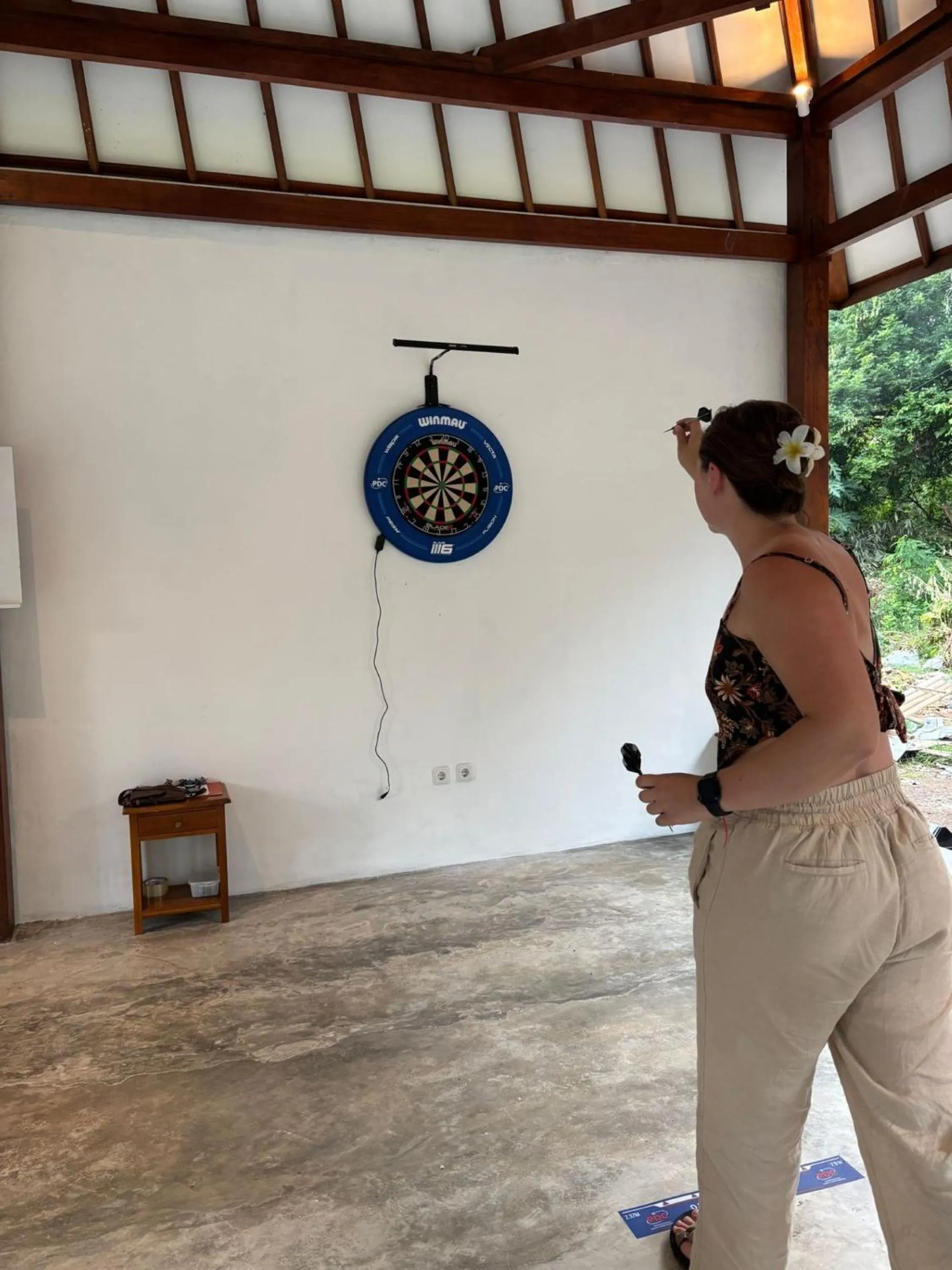 Game Room in Castaway Island Hostel