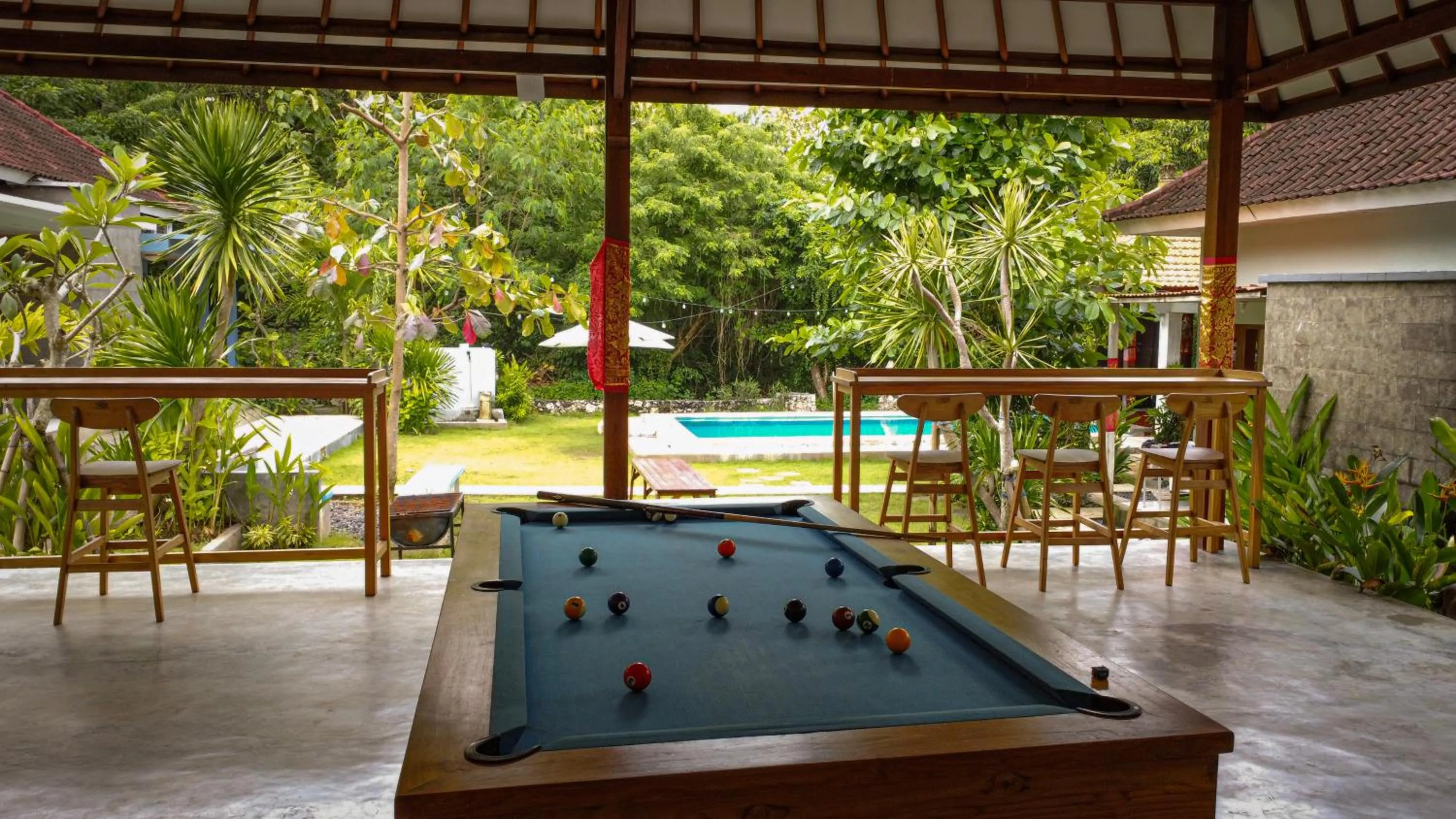 Game Room in Castaway Island Hostel