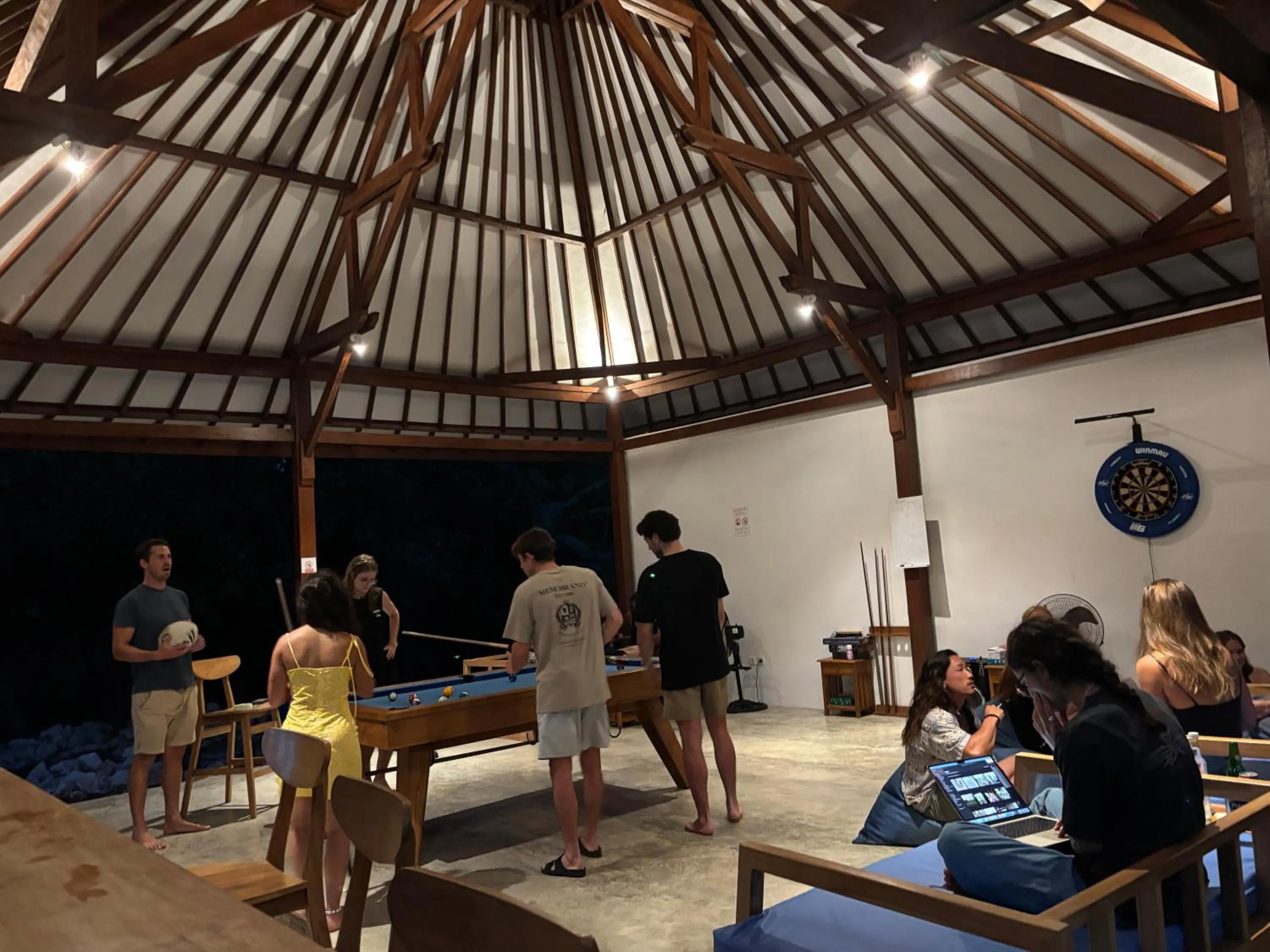 People in Castaway Island Hostel