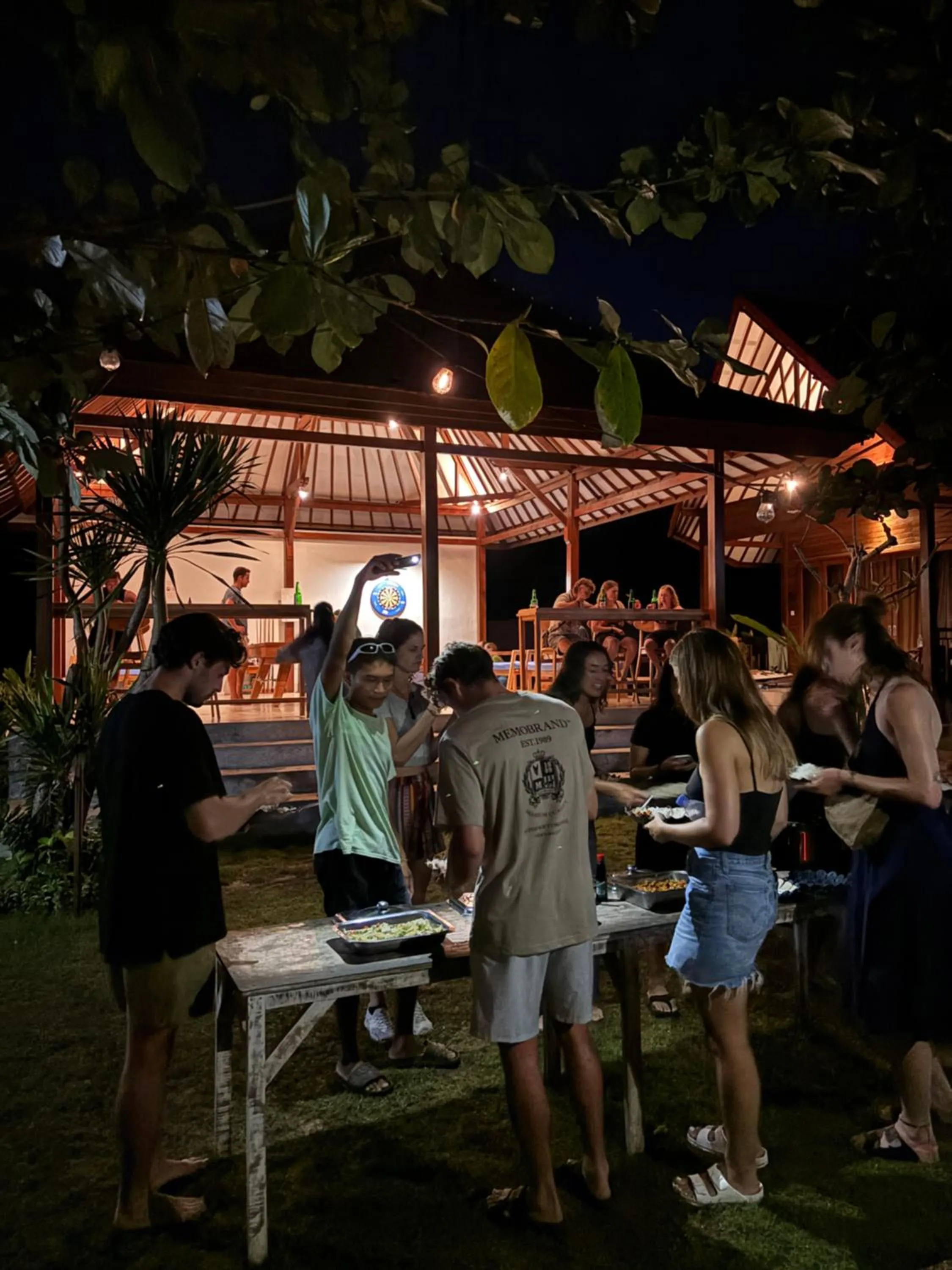 Night in Castaway Island Hostel