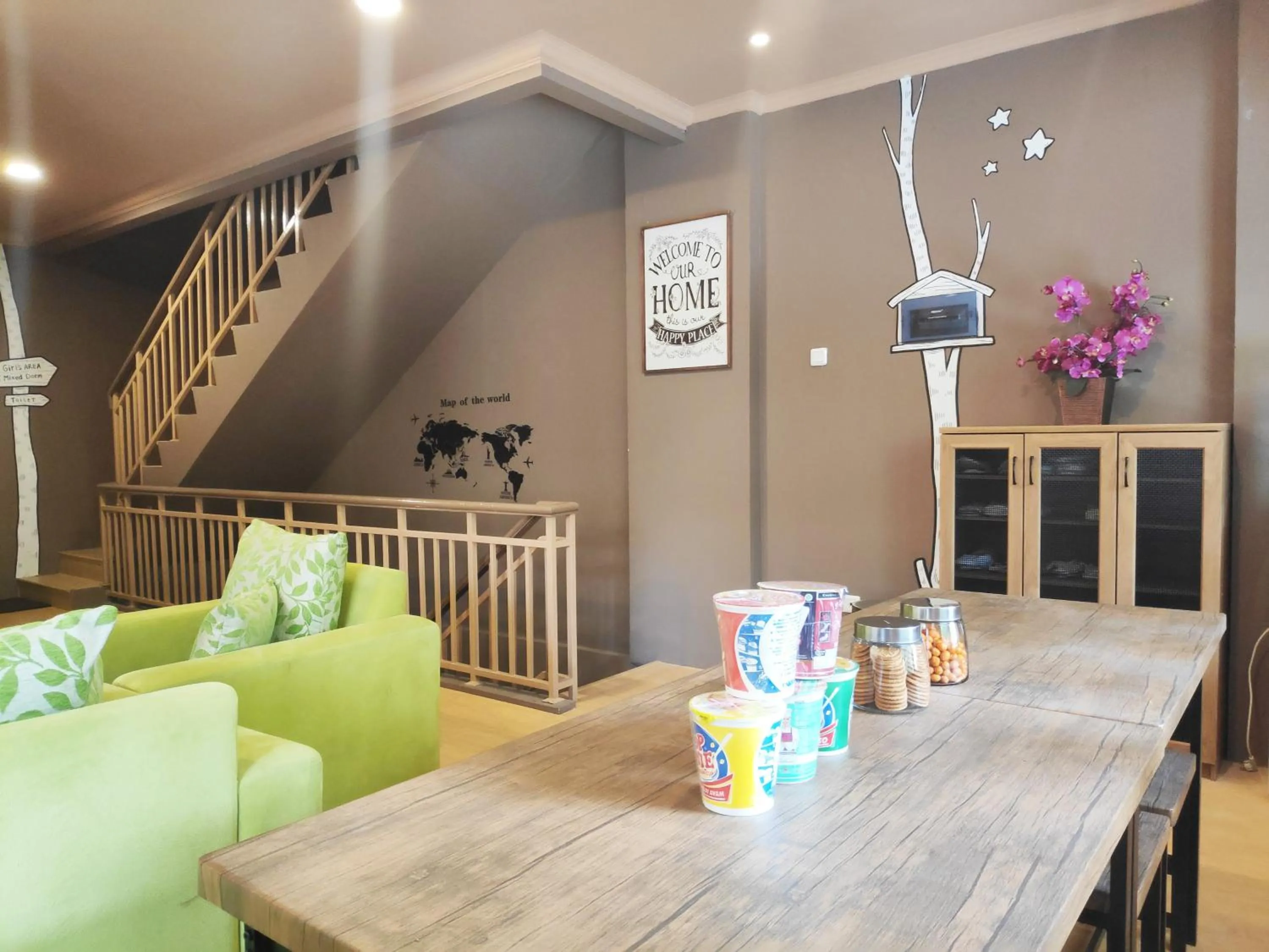 Living room in VK Pods PIK