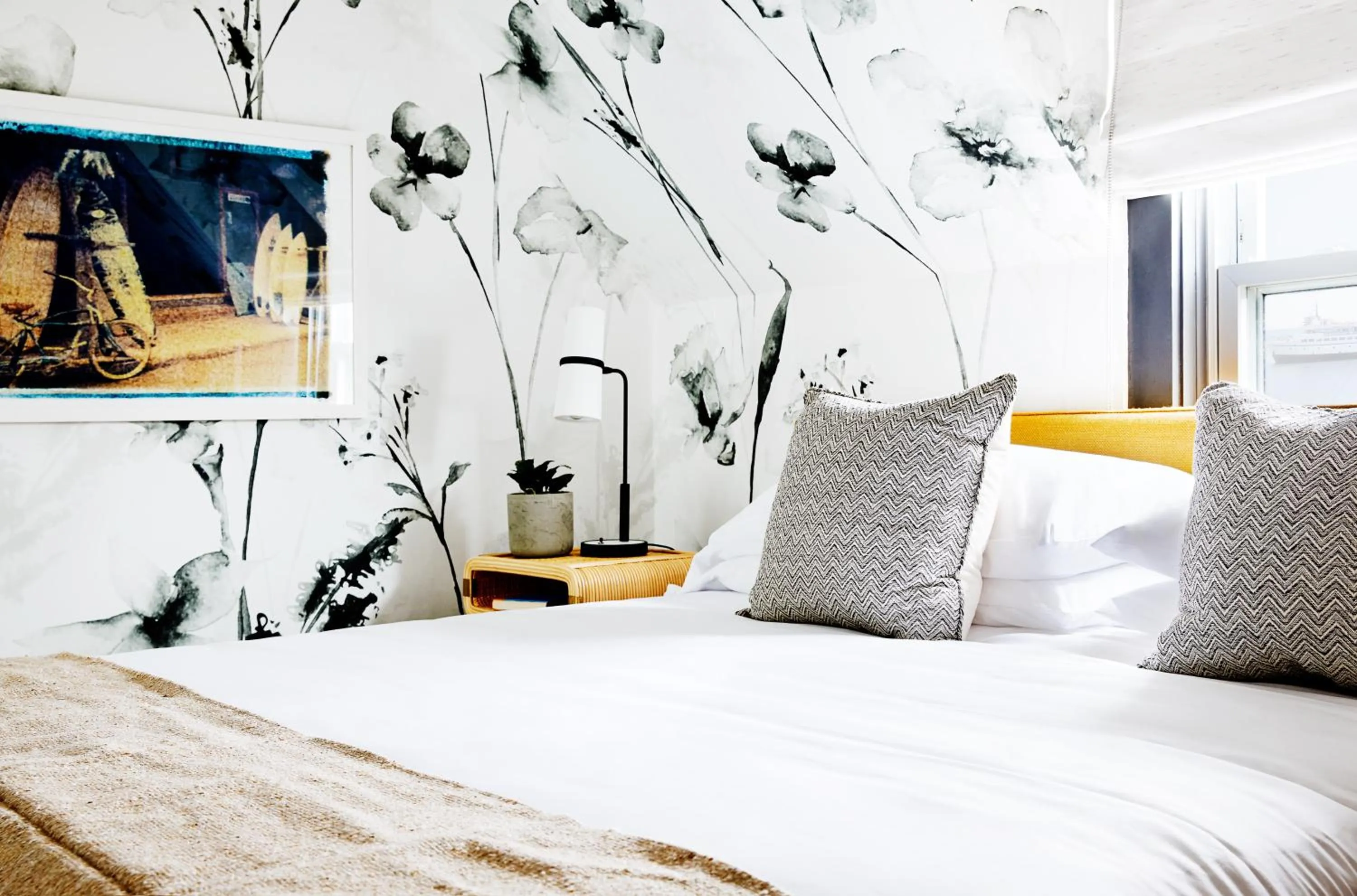 Bedroom, Bed in Block Island Beach House